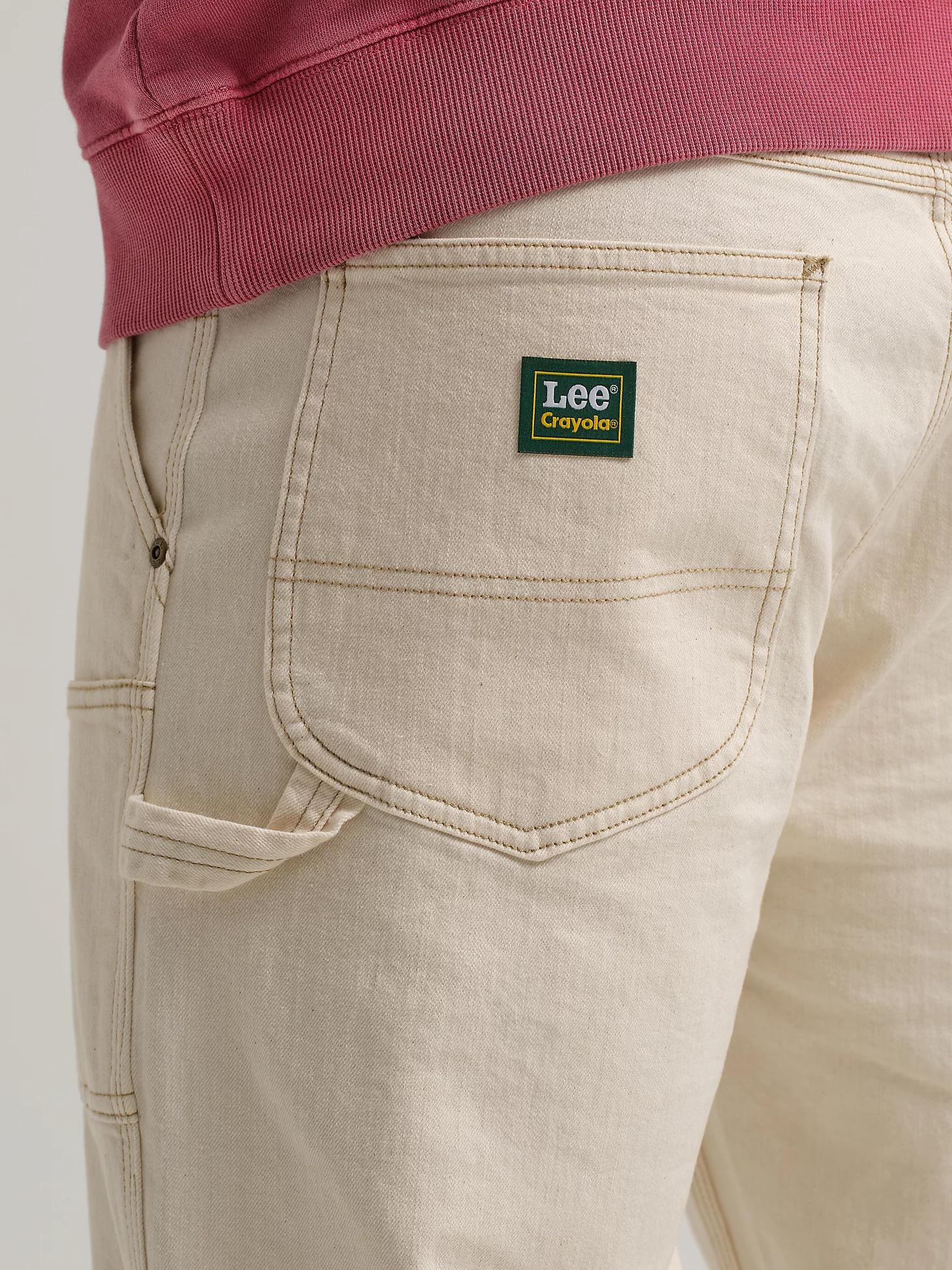 Men's Lee® x Crayola® Ecru Loose Straight Carpenter Pant | Men's Pants | Lee® Product Image