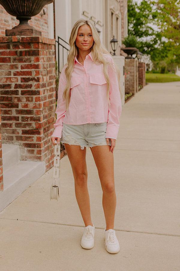 Savvy Chic Button Down Top Product Image