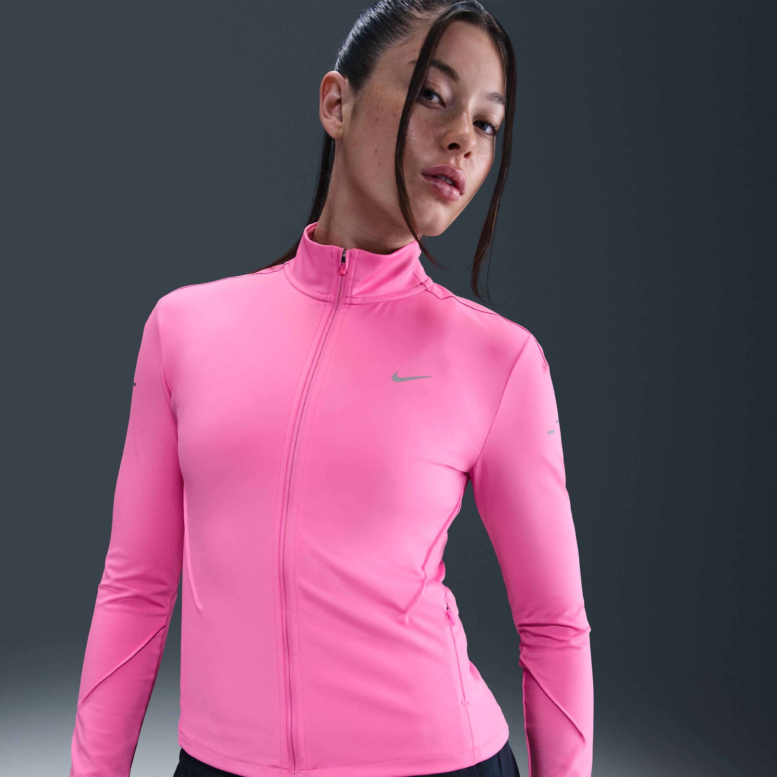 Nike Womens Swift Dri-FIT Full-Zip Mid-Layer Running Top | IB1998-675 Product Image
