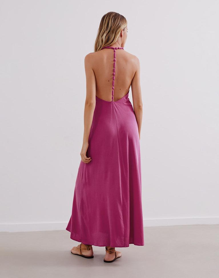 Remi Detail Long Dress (exchange only) - Jaipur Product Image