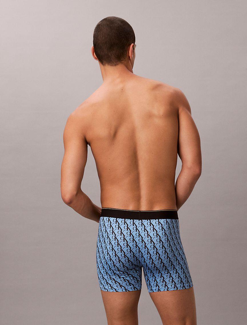 Graphic Monogram Microfiber Stretch Boxer Brief Product Image