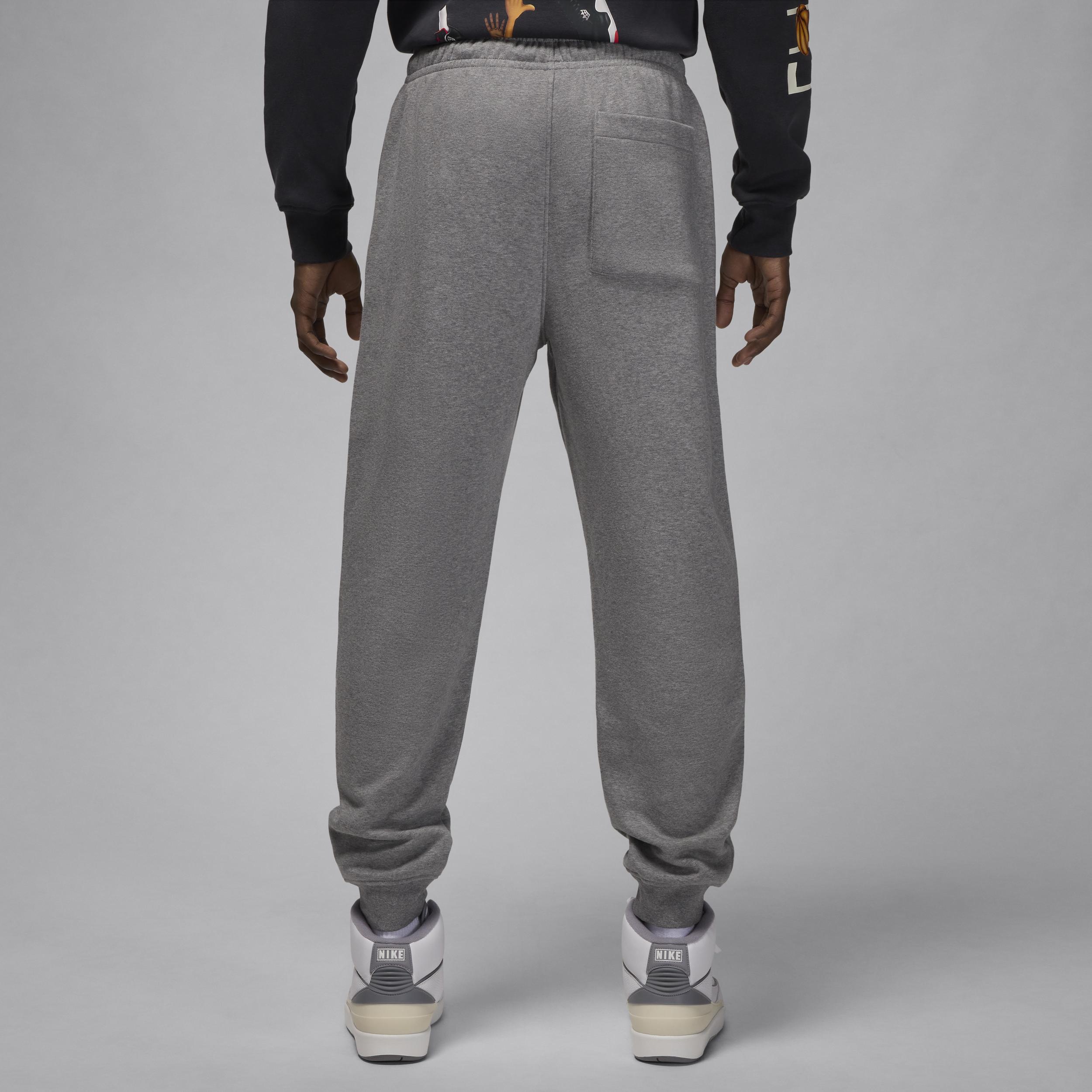 Jordan Mens Jordan Brooklyn Fleece Pants - Mens White/Desert Bronze Product Image
