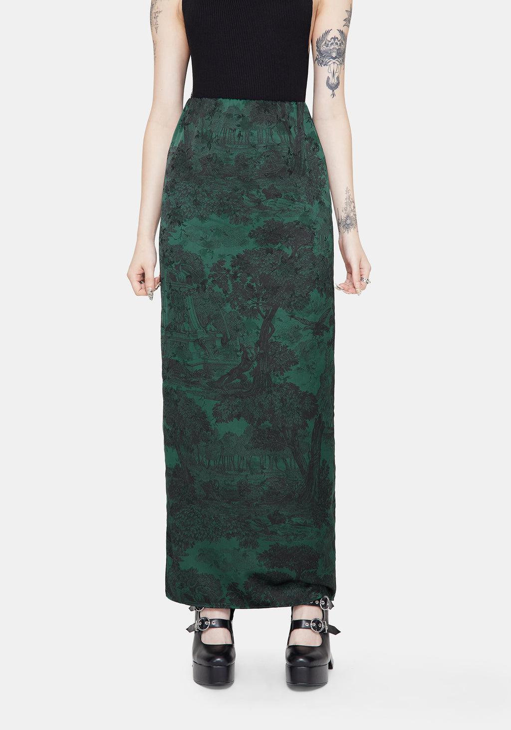 Solara Toile Print Maxi Skirt Product Image