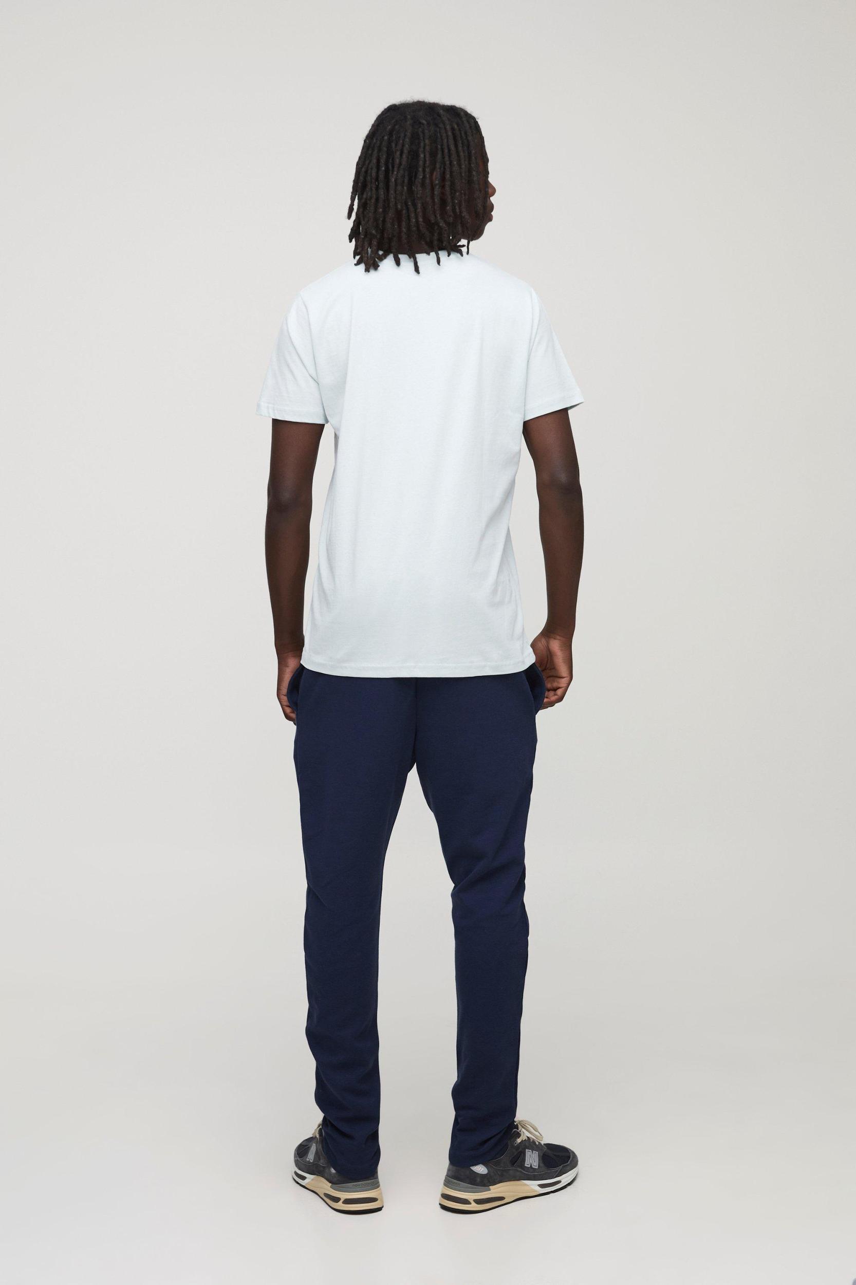 Basic Slim Fit Crew Neck T-Shirt | boohooMAN USA Product Image