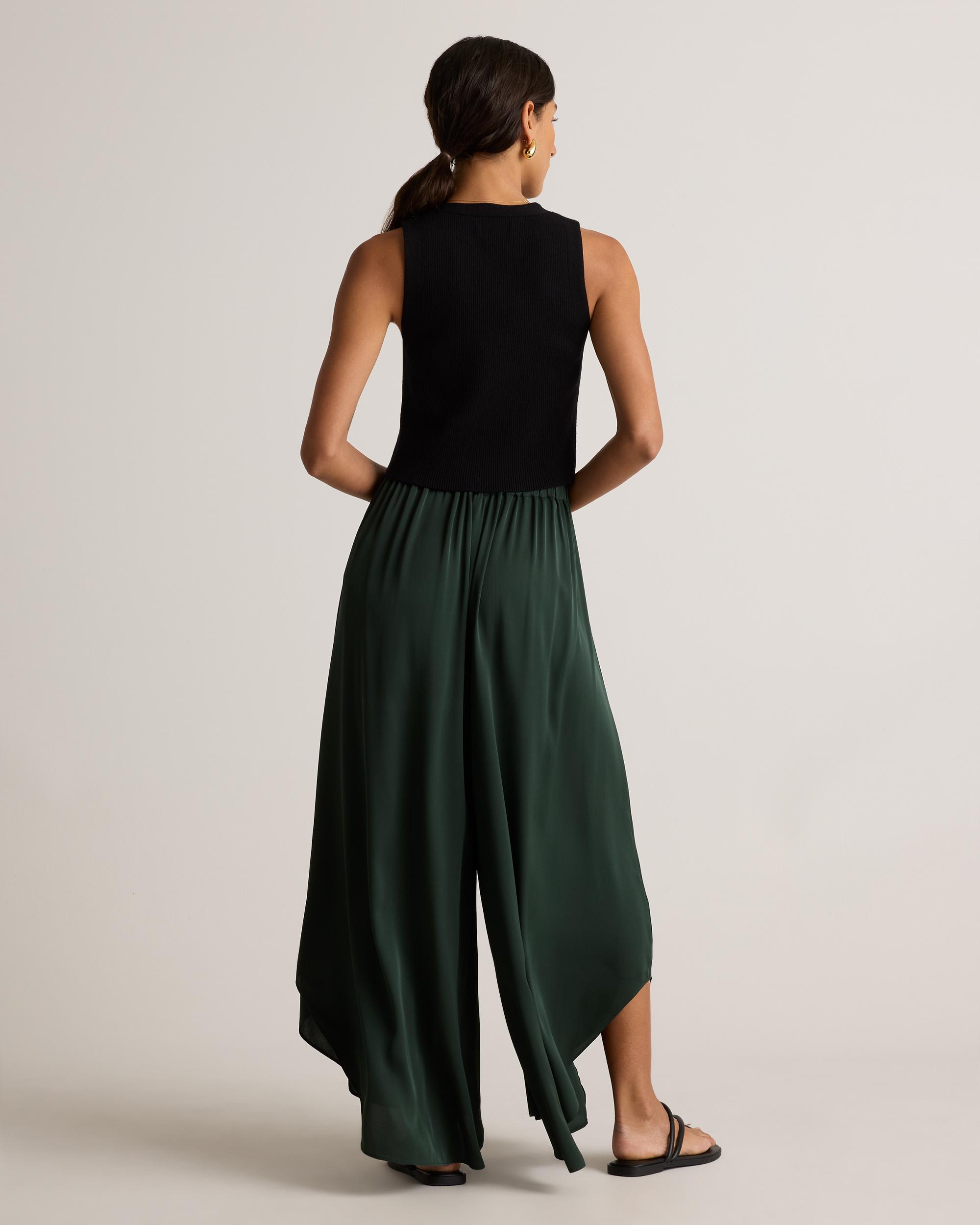 Quince | Women's Washable Stretch Silk Palazzo Pants Mulberry Silk Product Image