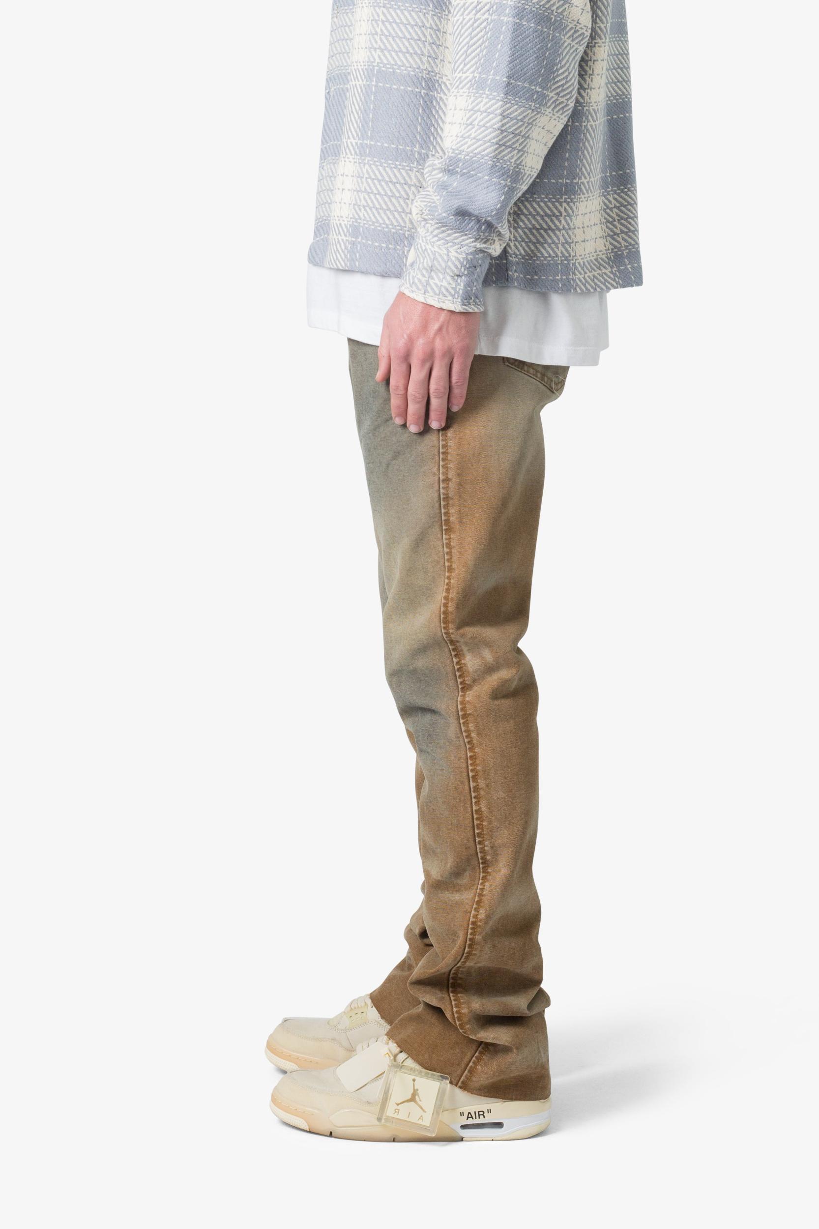 B643 Flare Burnt Denim - Black/Brown Product Image