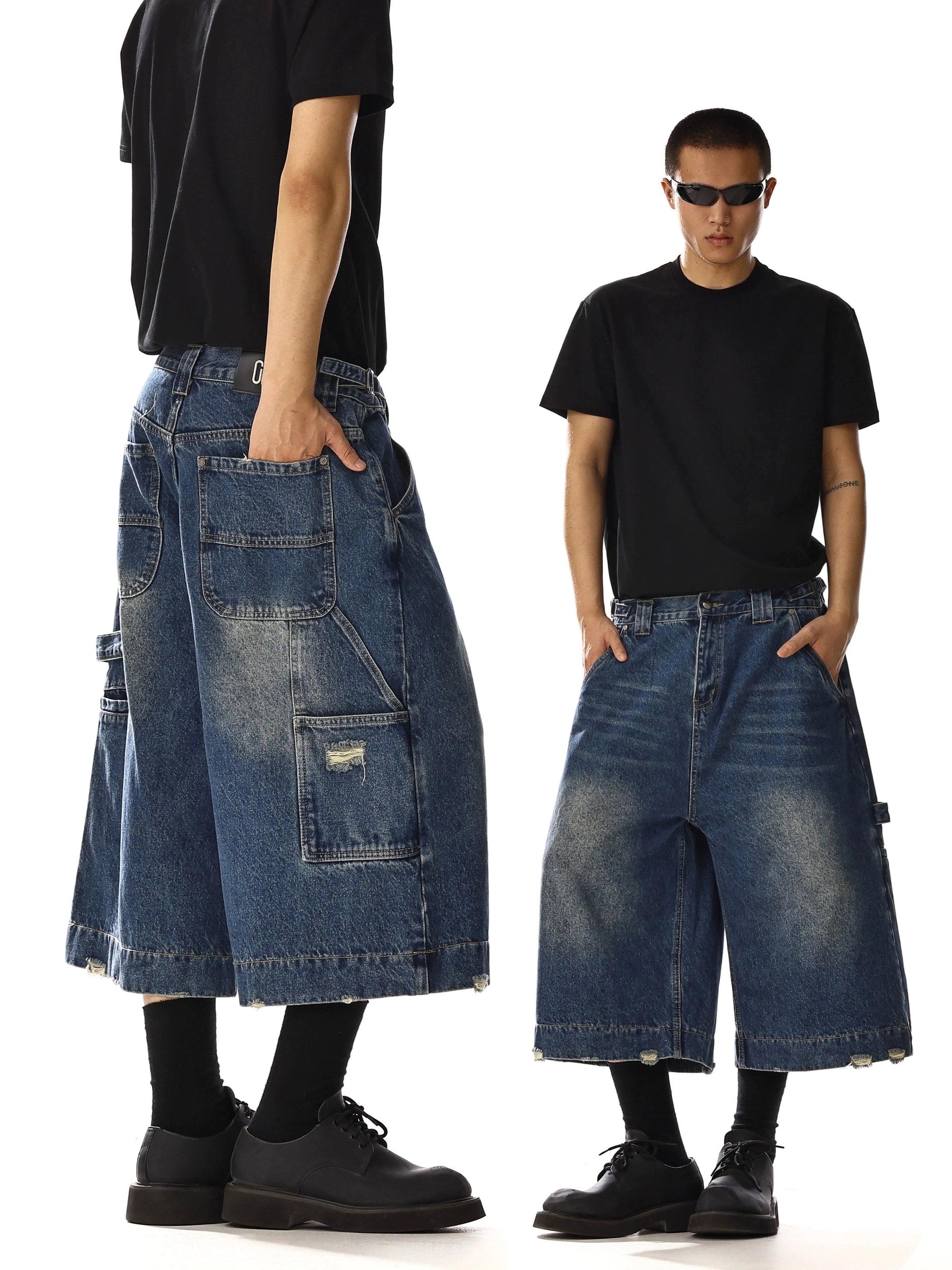 RT No. 18239 CARPENTER DENIM SHORTS Product Image