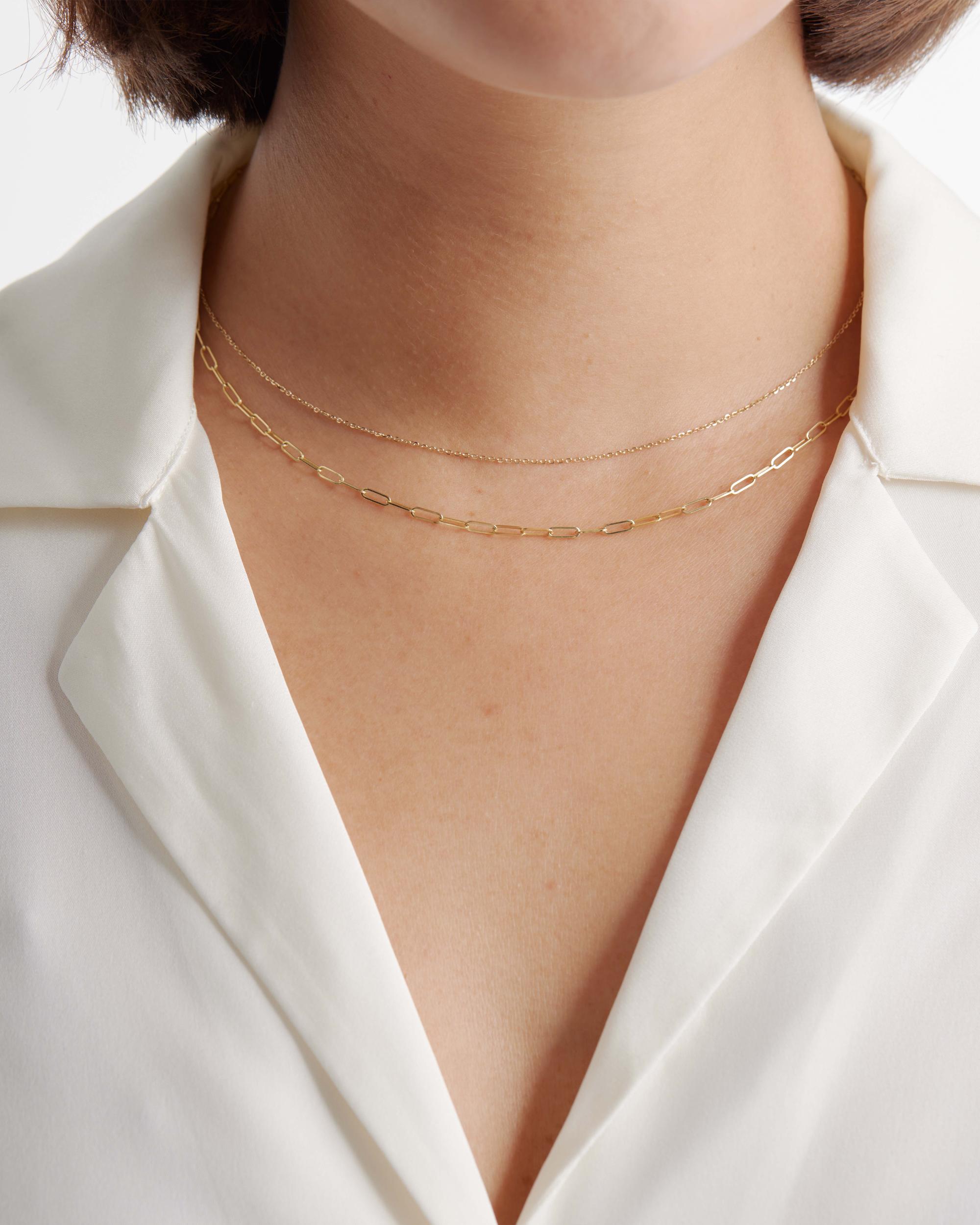 Quince | Women's 14k Gold Petite Cable Chain Product Image