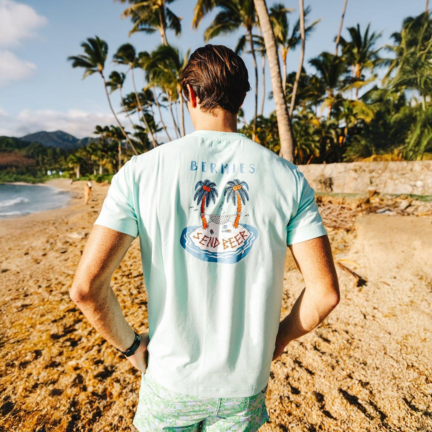 Bermies Send Beer T-Shirt Male Product Image