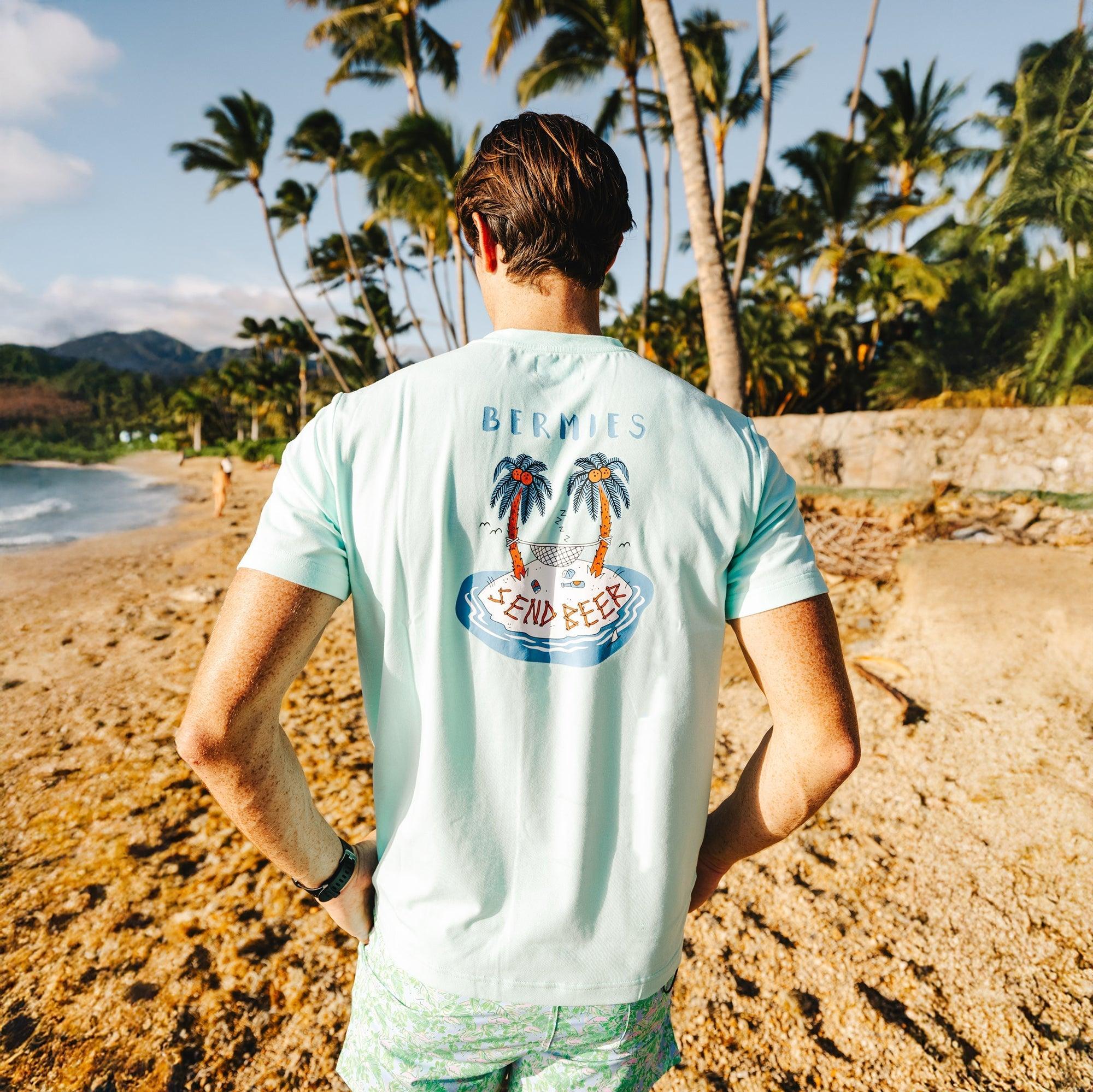 Bermies Send Beer T-Shirt Male Product Image