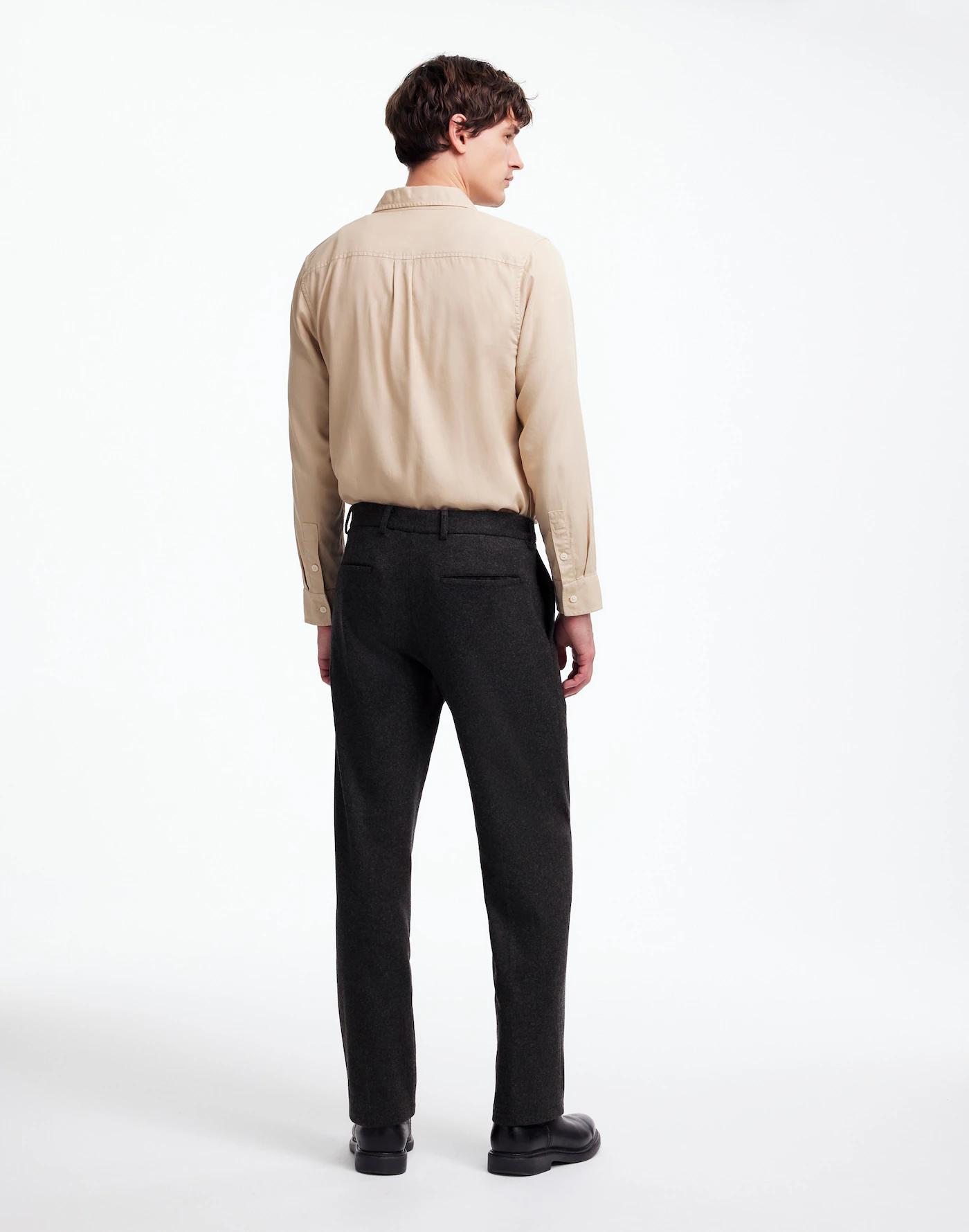 The Roebling Pleated Trouser in Italian Fabric Product Image