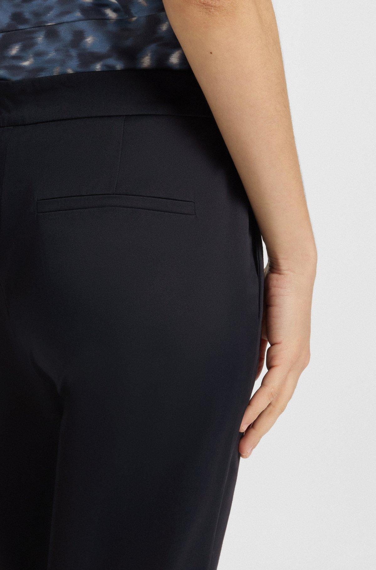 BOSS - Slim-fit pants in stretch cotton - Dark Blue Product Image