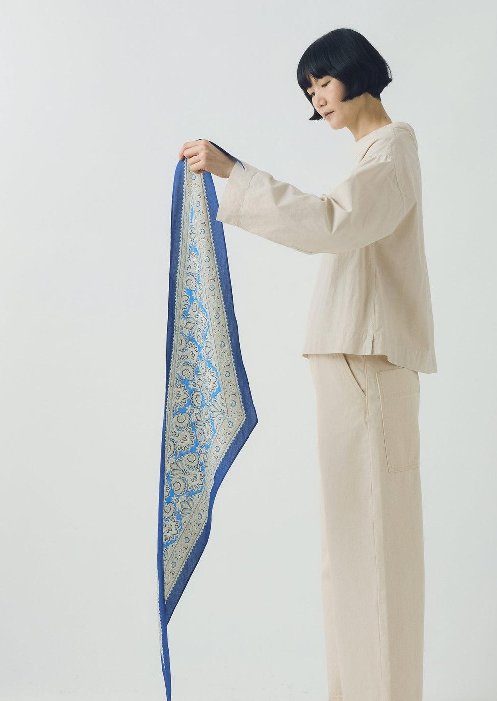 Paisley Print Cotton Bandana | Nasturtium Product Image