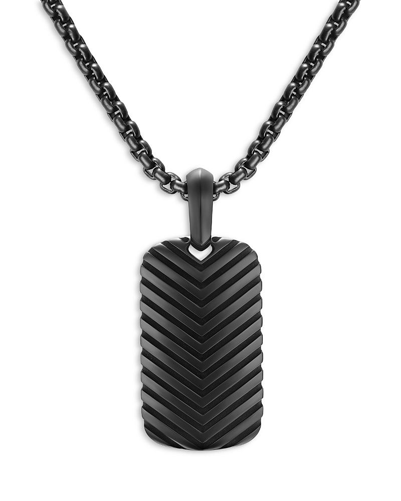 Mens Chevron Tag Titanium, 27MM Product Image