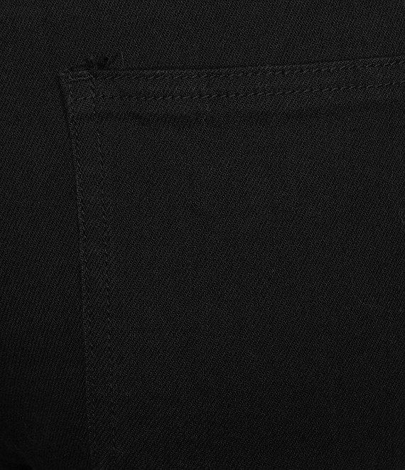 GB Denim Rhinestone Slit Wide Leg Jeans Product Image