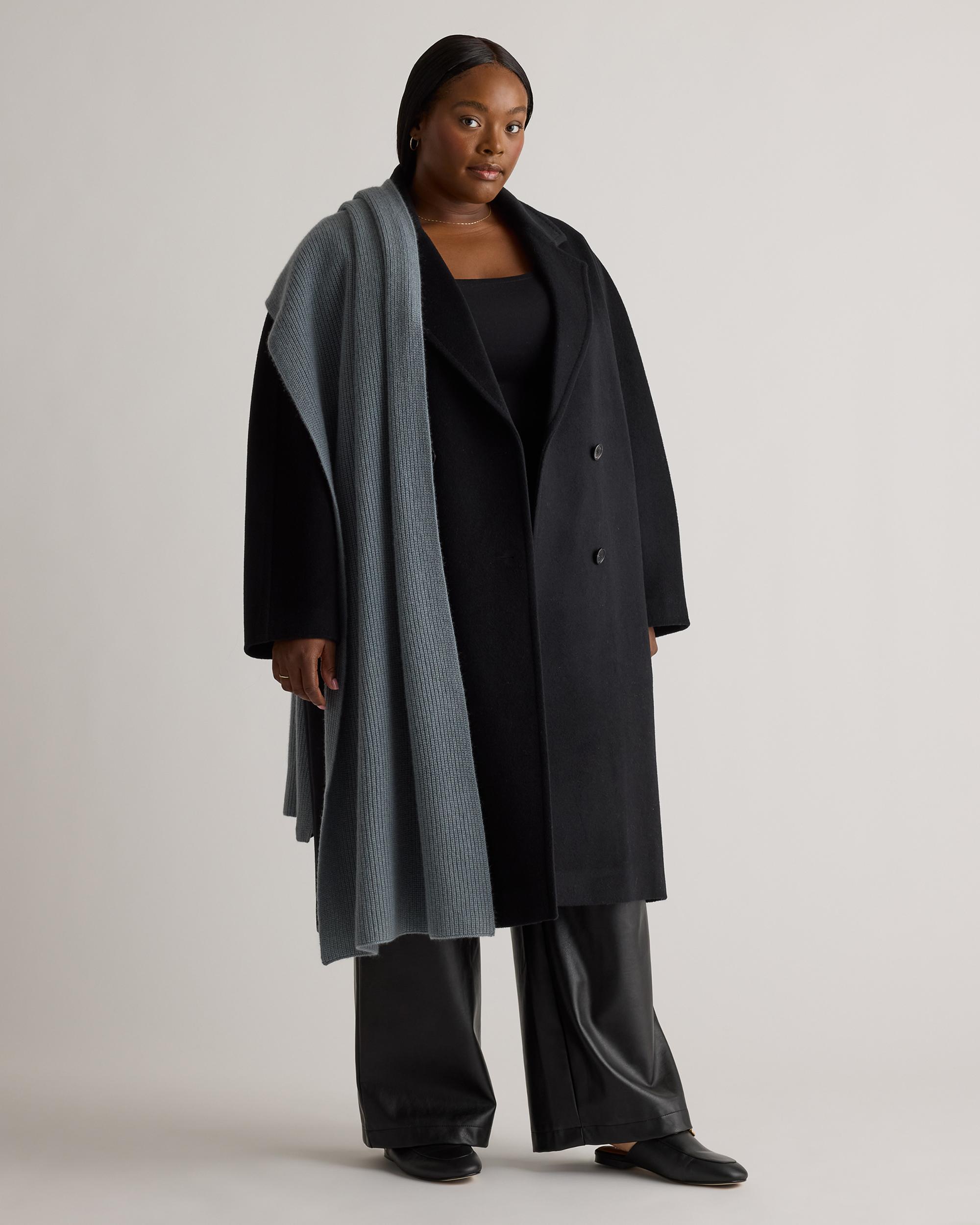 Quince | Women's Mongolian Cashmere Ribbed Wrap Product Image