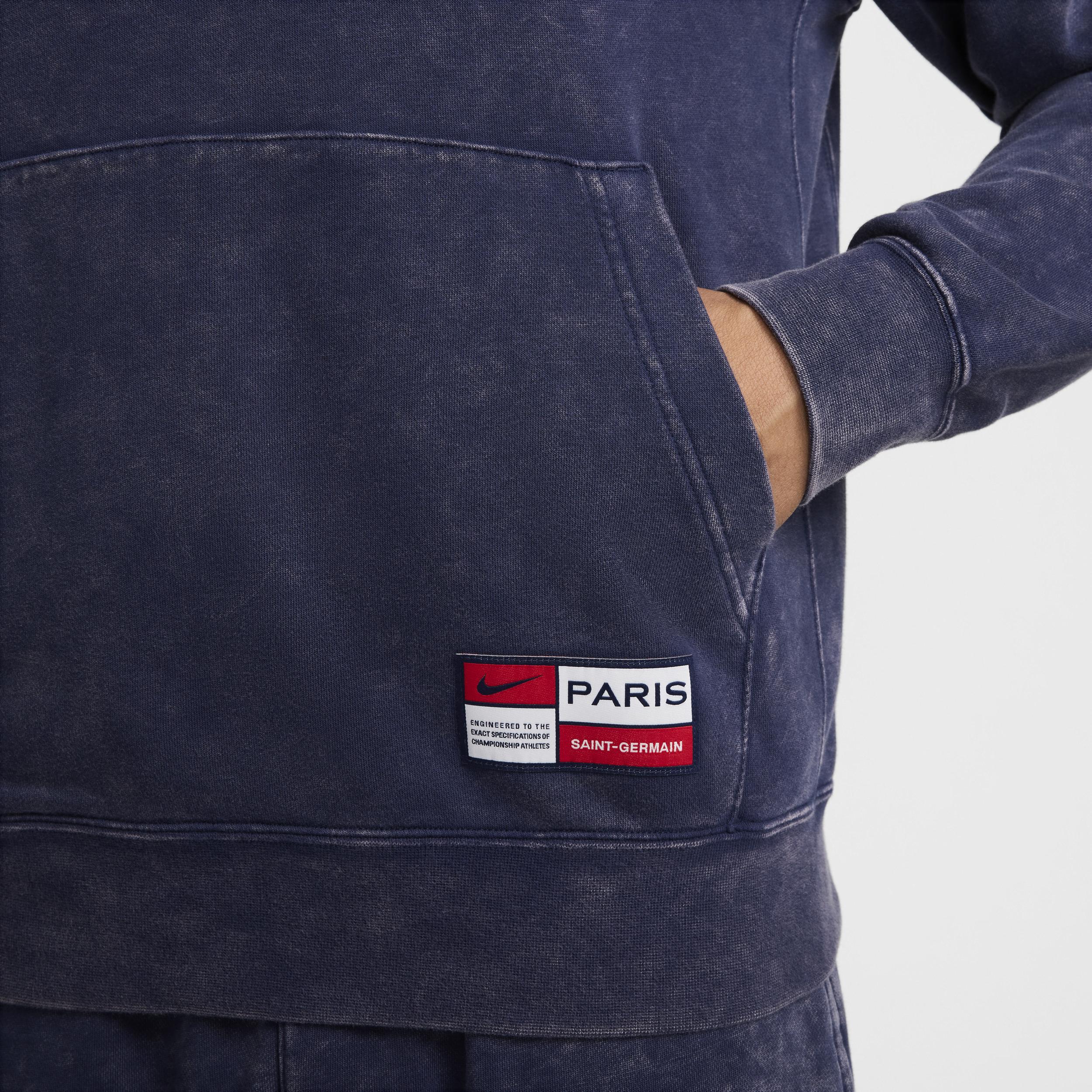 Paris Saint-Germain Club Nike Men's Soccer French Terry Pullover Hoodie Product Image