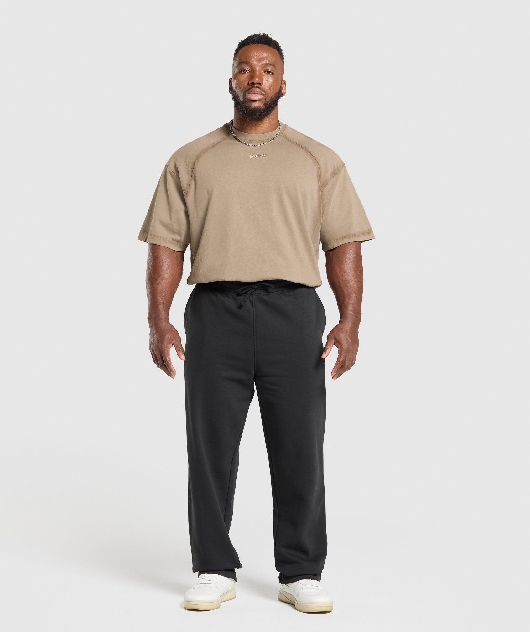 Gymshark Heavyweight T-Shirt - Lifestyle Brown Male Product Image