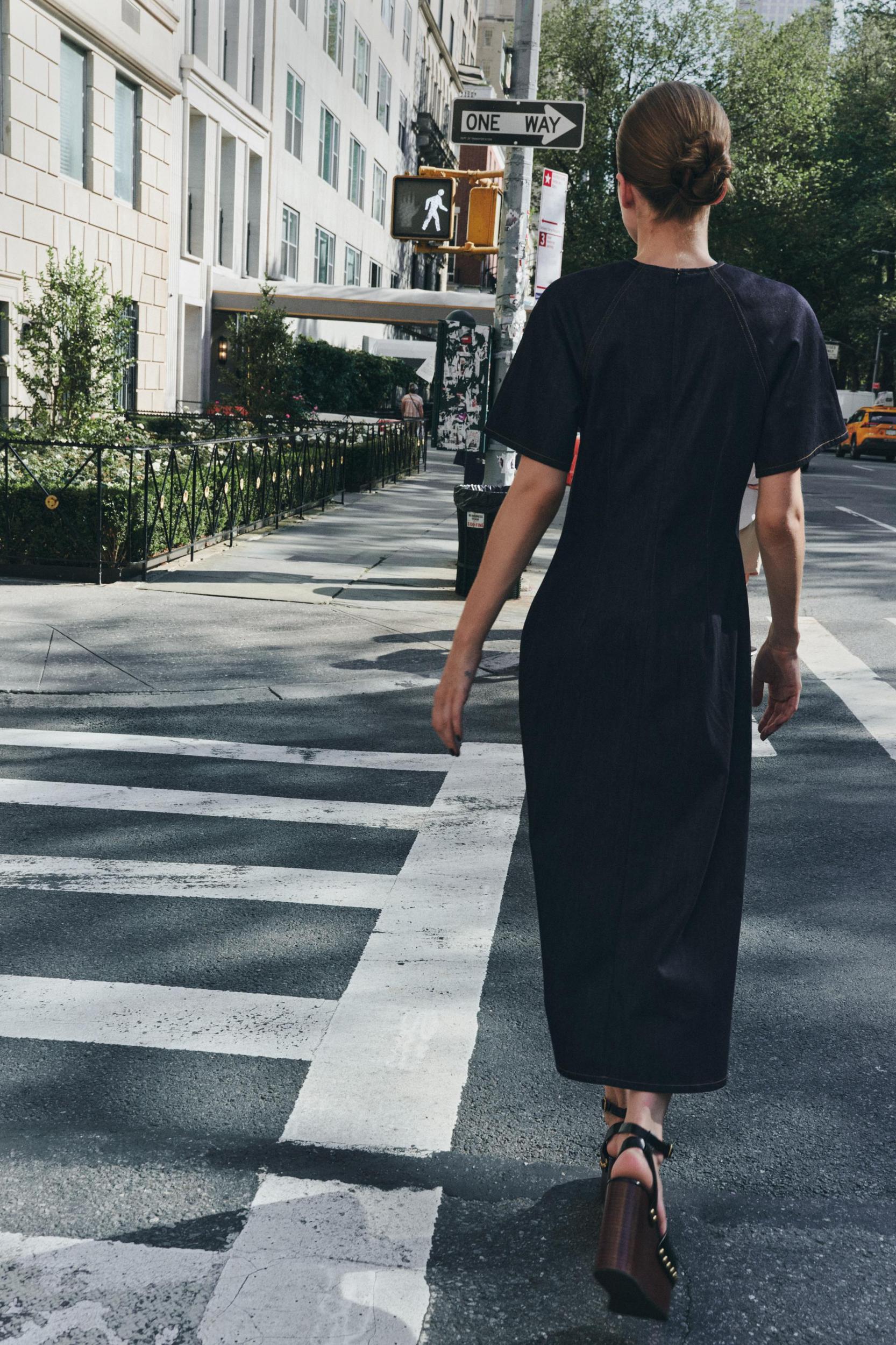 ZW COLLECTION DENIM LONG DRESS Product Image