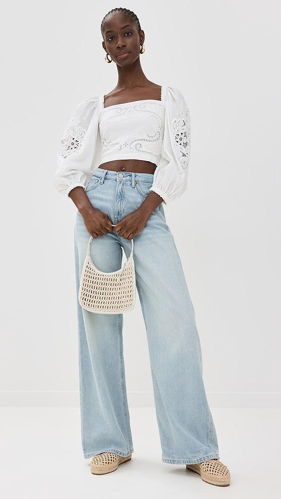 FARM Rio Lace Blouse | Shopbop Product Image