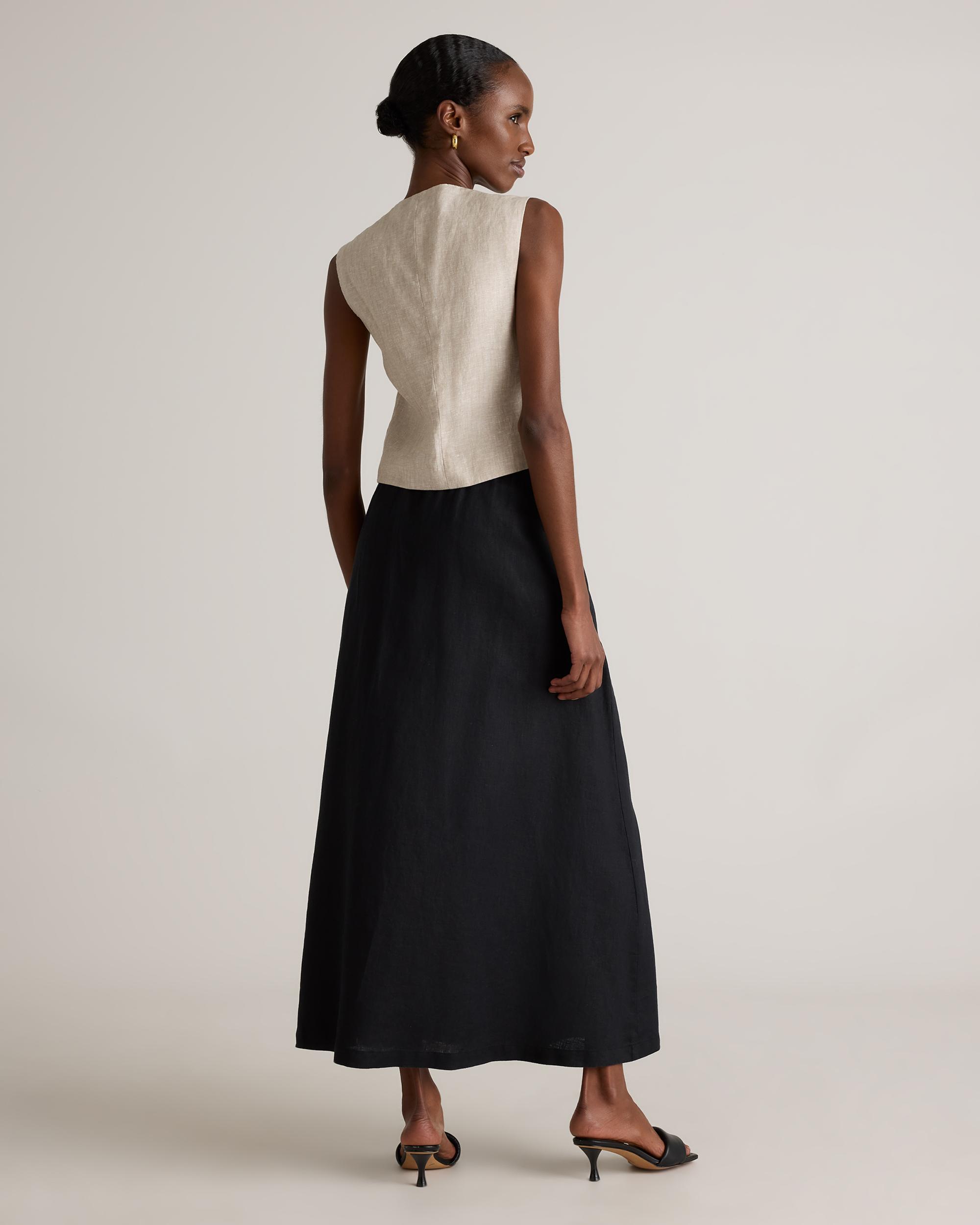 Quince | Women's 100% European Linen Vest Size XS Product Image