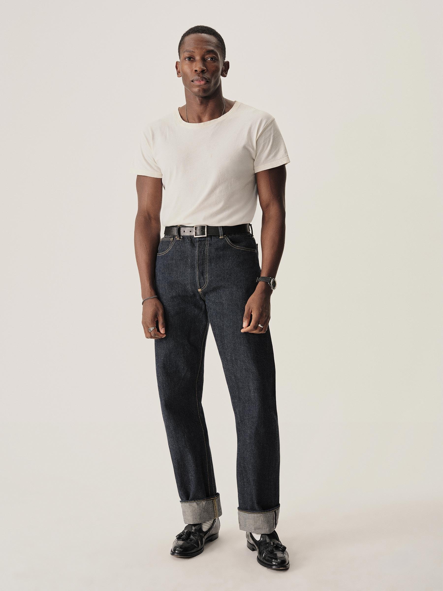 Lee X Buck Mason D018 Loomstate Selvedge 101B Jean Product Image