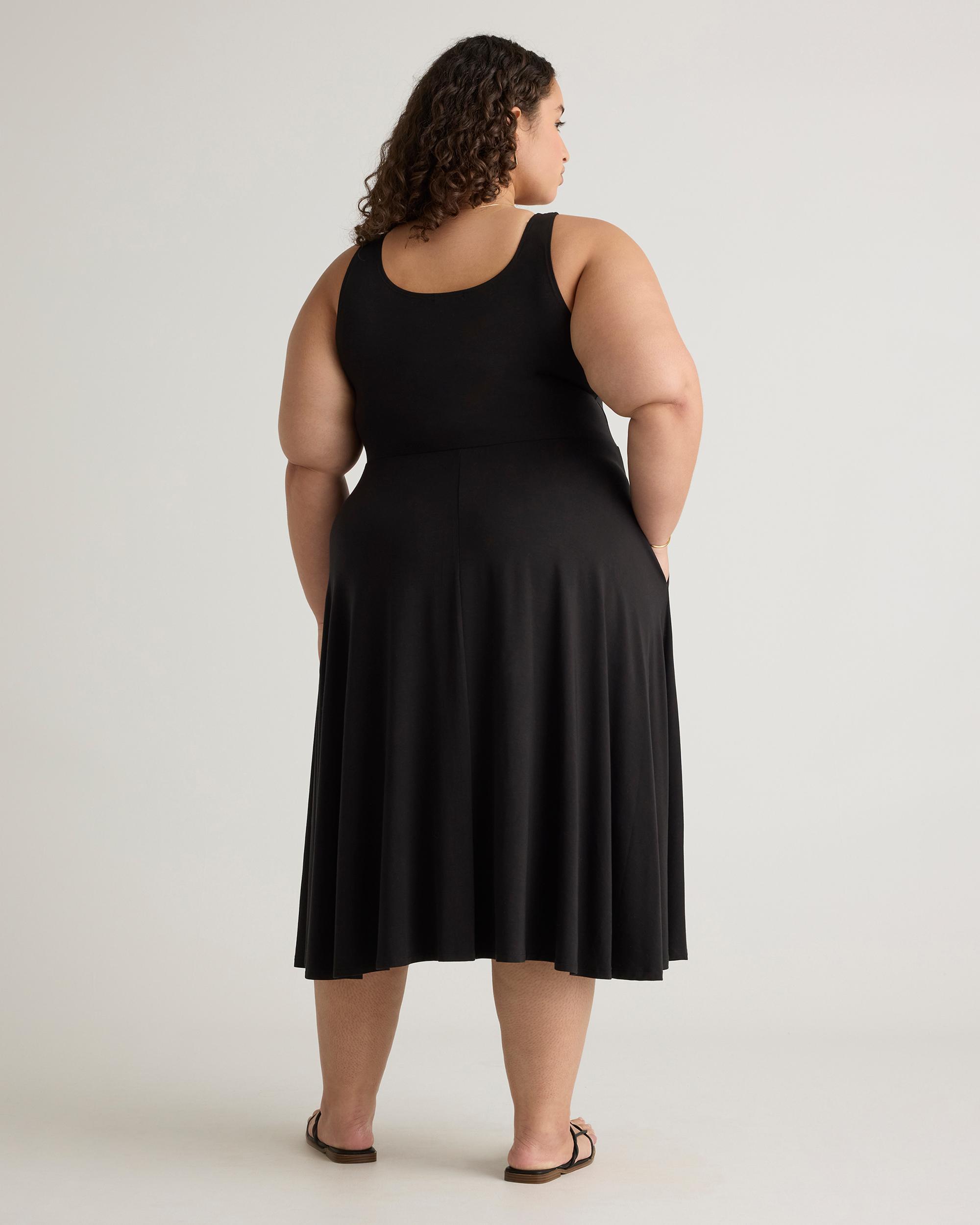 Quince | Women's Tencel Jersey Fit & Flare Dress Product Image