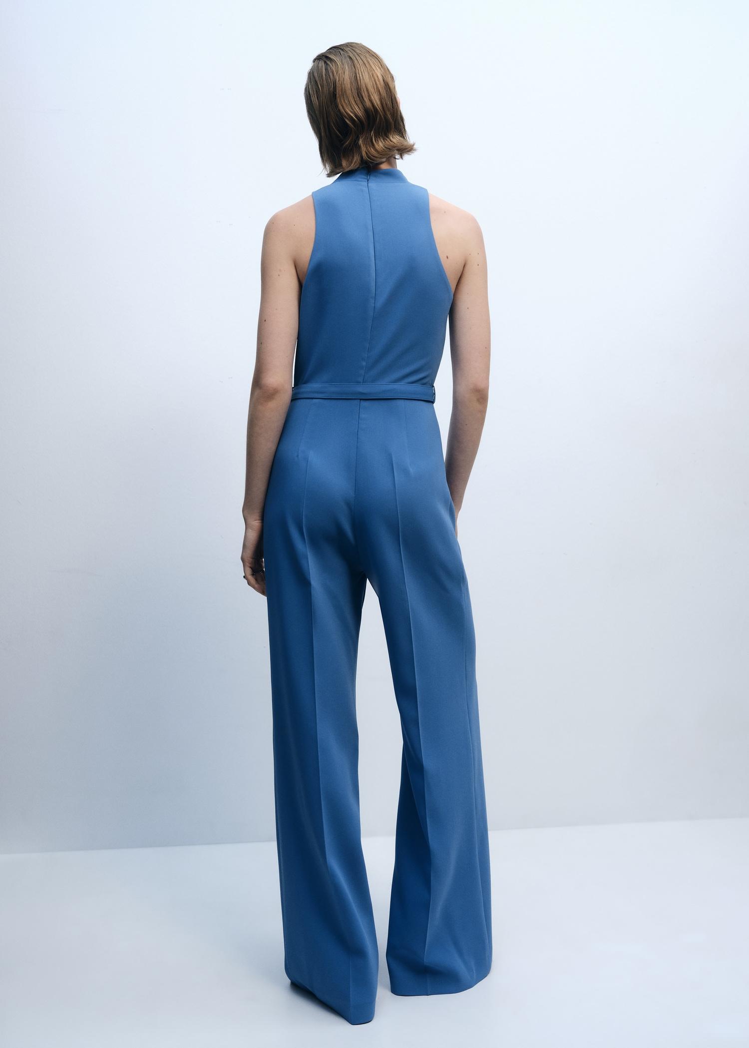 Belt long jumpsuit - Women | MANGO USA Product Image