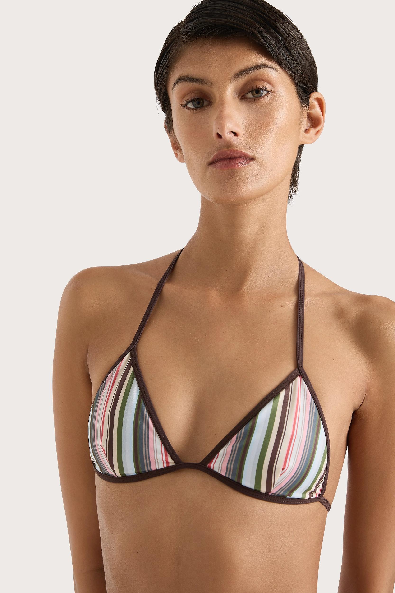 Ania Bikini Top Meleu Stripe Multi - Final Sale Product Image