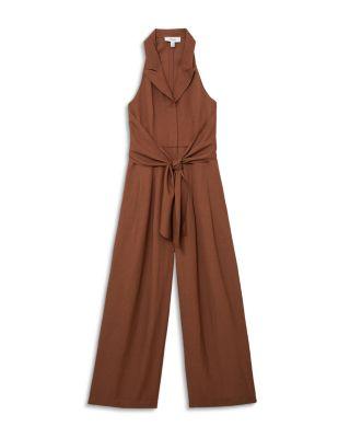 Petite Taya Tie Front Jumpsuit Product Image