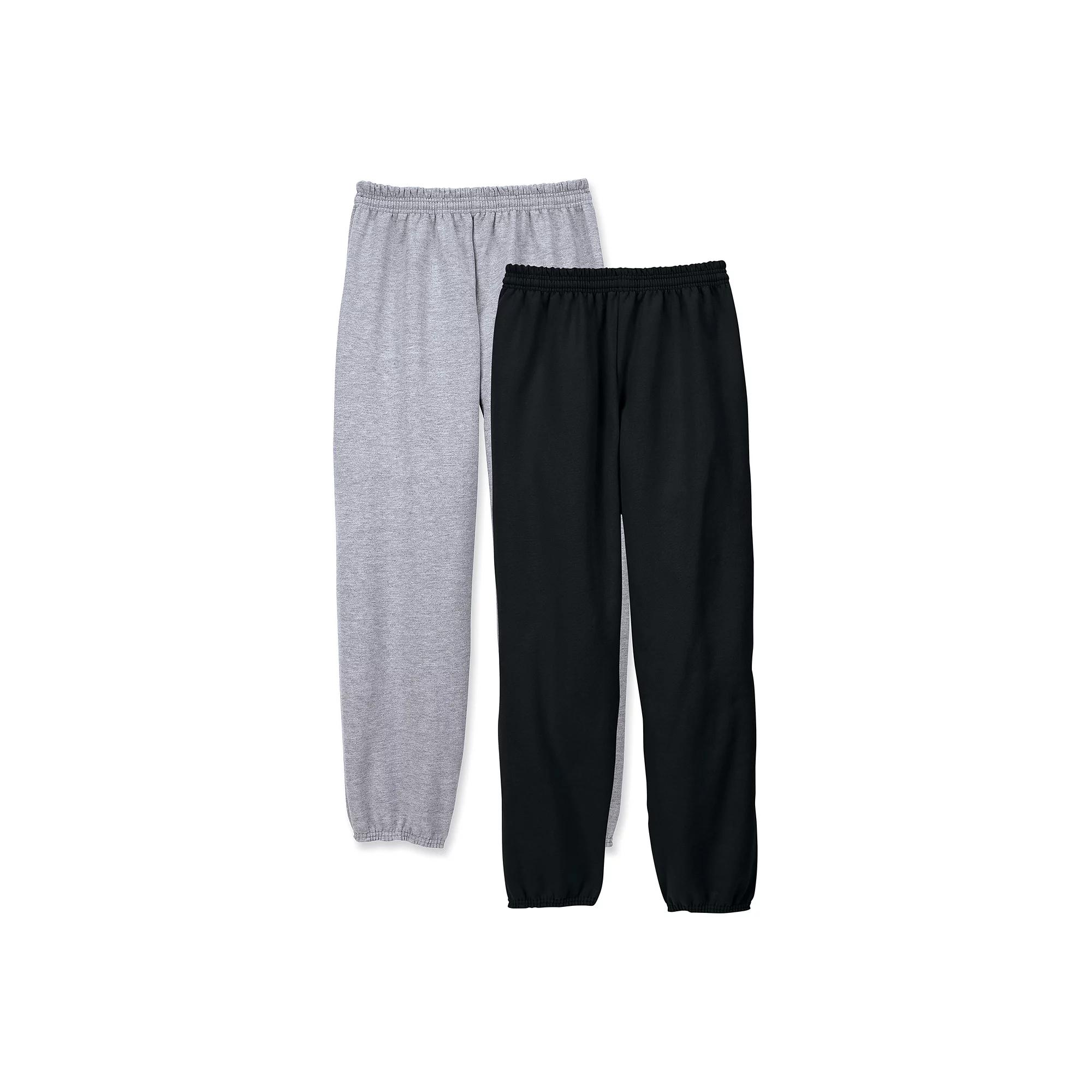 Men's Hanes® 2-Pack EcoSmart 32-in. Fleece Sweatpants,  Product Image