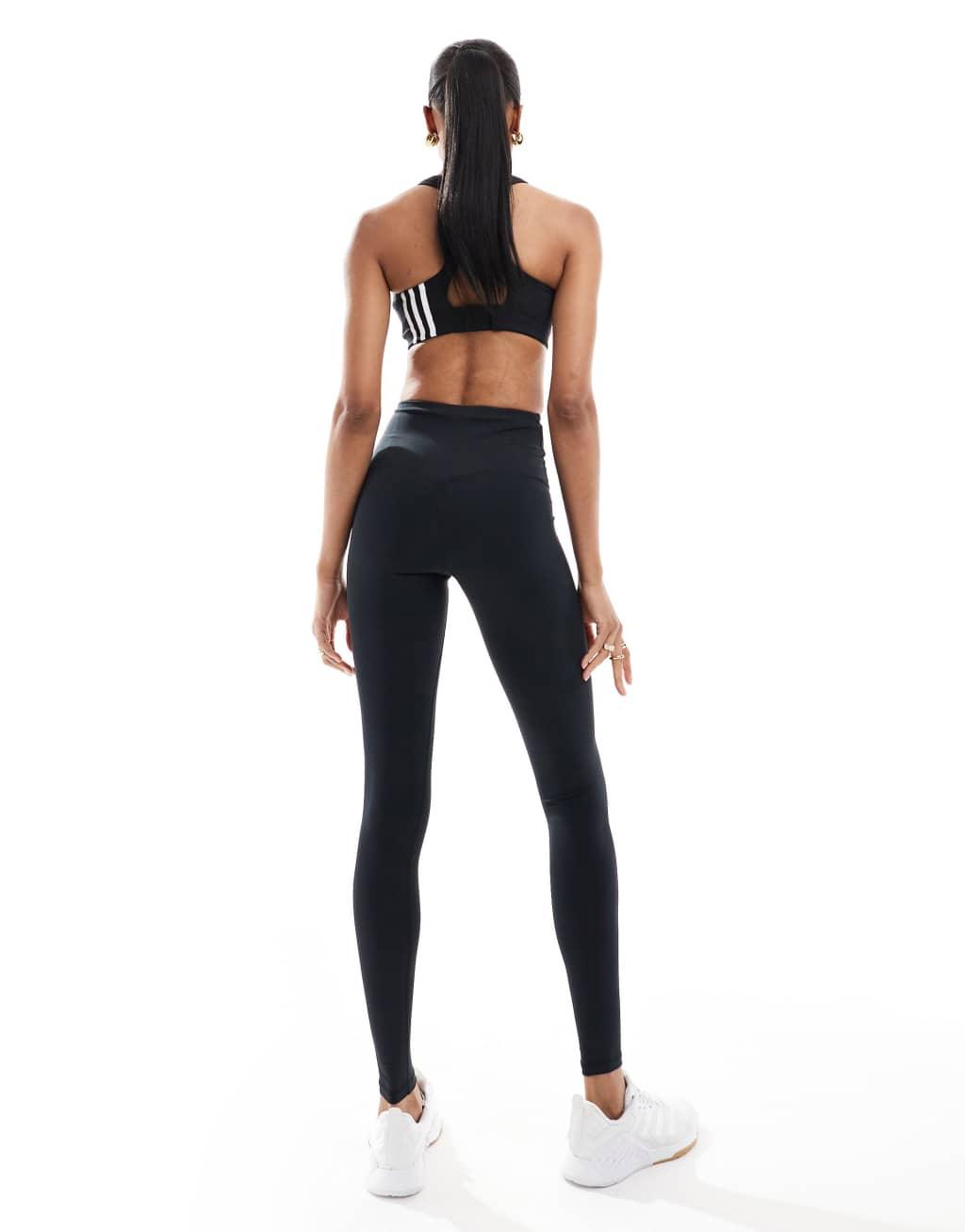 4505 Tall Icon bum sculpt gym leggings with stash pocket in black  Product Image