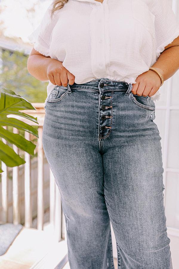 Judy Blue Caroline High Waist Crop Jean Curves Product Image