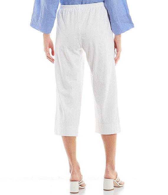 Bryn Walker Knit Jersey Slim Straight Leg Capri Pull-On Pants Product Image