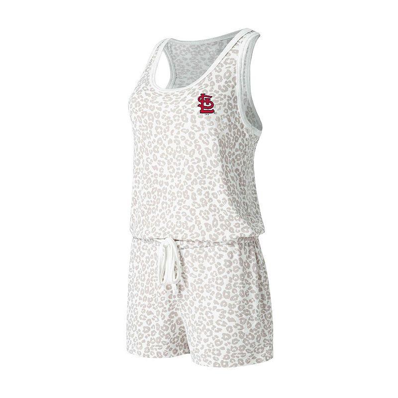Women's Concepts Sport Cream Detroit Tigers Montana Hacci Knit Romper,  Product Image