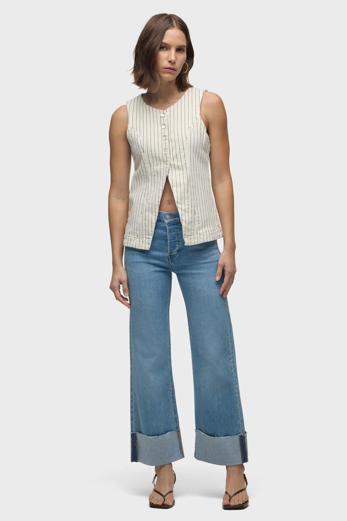 Cutaway Tuxedo Vest Female Product Image