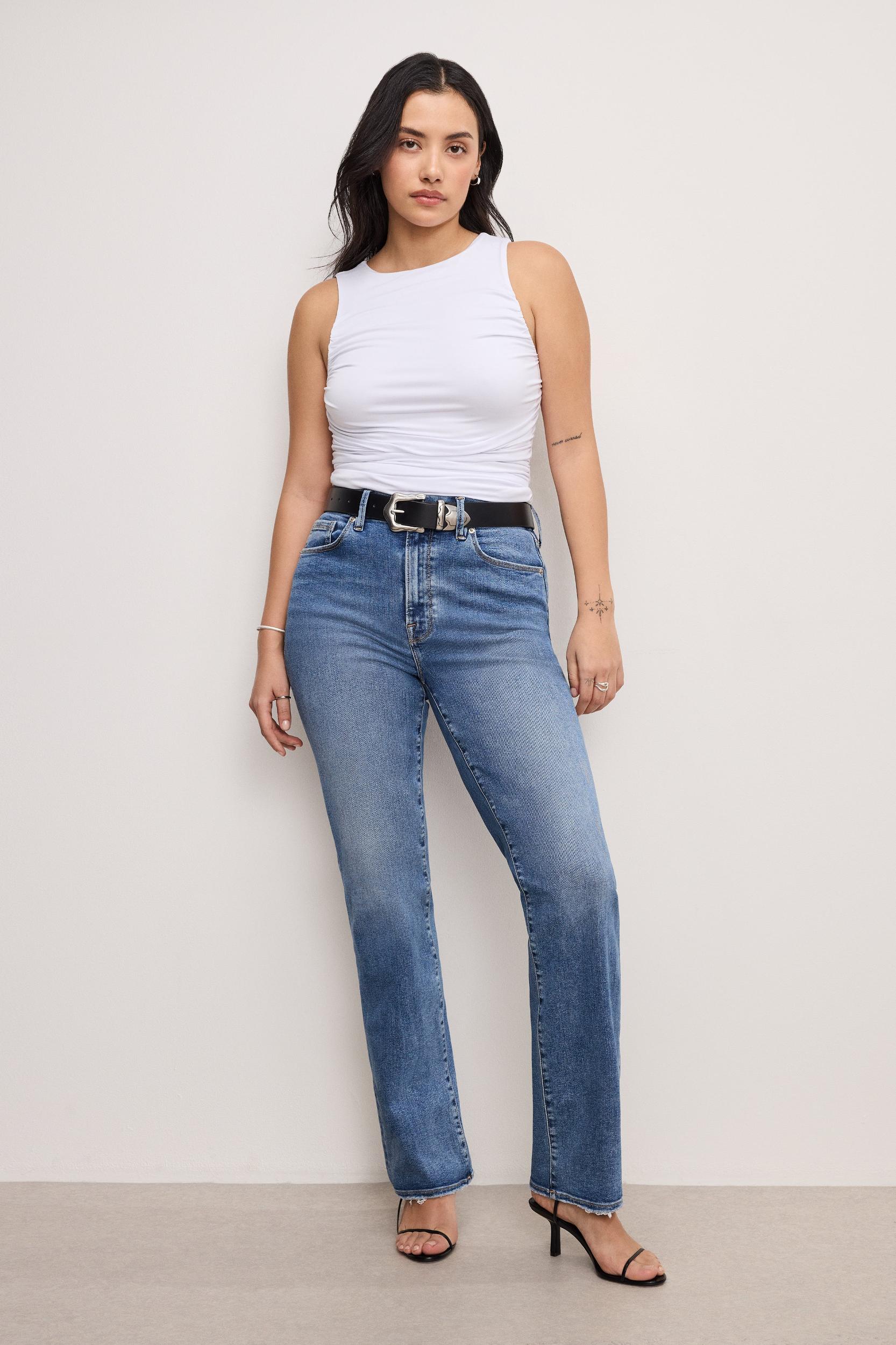 ALWAYS FITS GOOD LEGS STRAIGHT JEANS LONG | INDIGO316 Product Image
