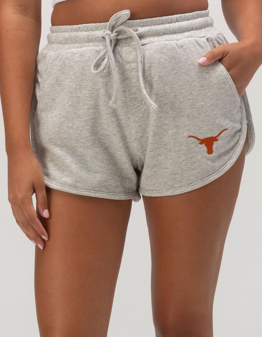 HYPE AND VICE University of Texas Womens Shorts - HEATHER GRAY Product Image