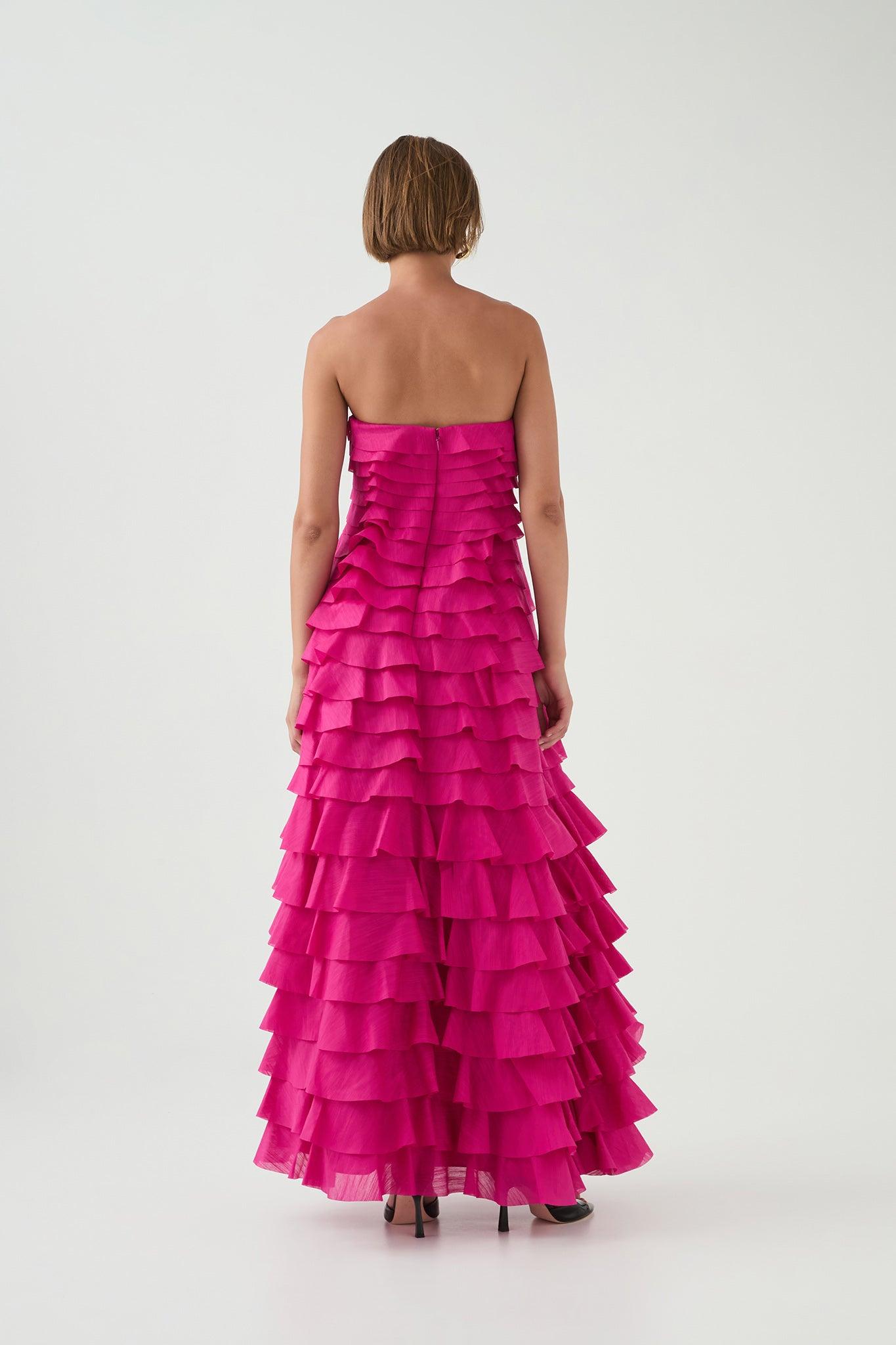 Fleur Pleated Gown Product Image