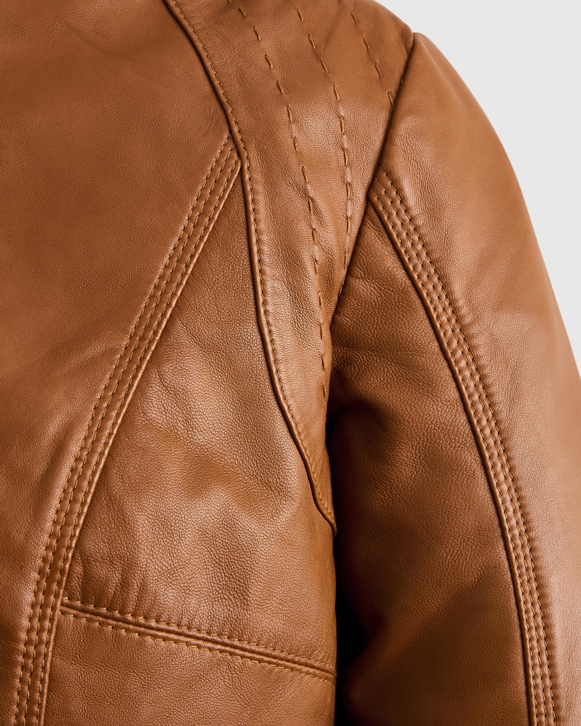 Quince | Women's Stand-Collar Jacket Size XS, Leather Product Image