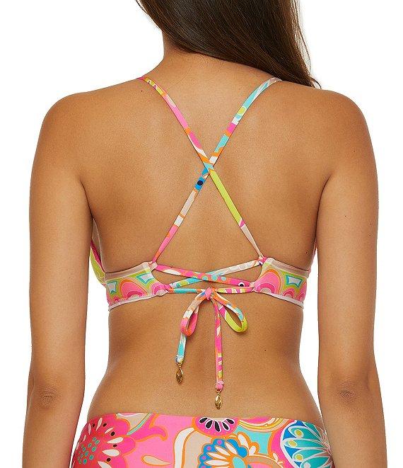 Trina Turk Venus Abstract Print Reversible Hipster Swim Bottom Product Image