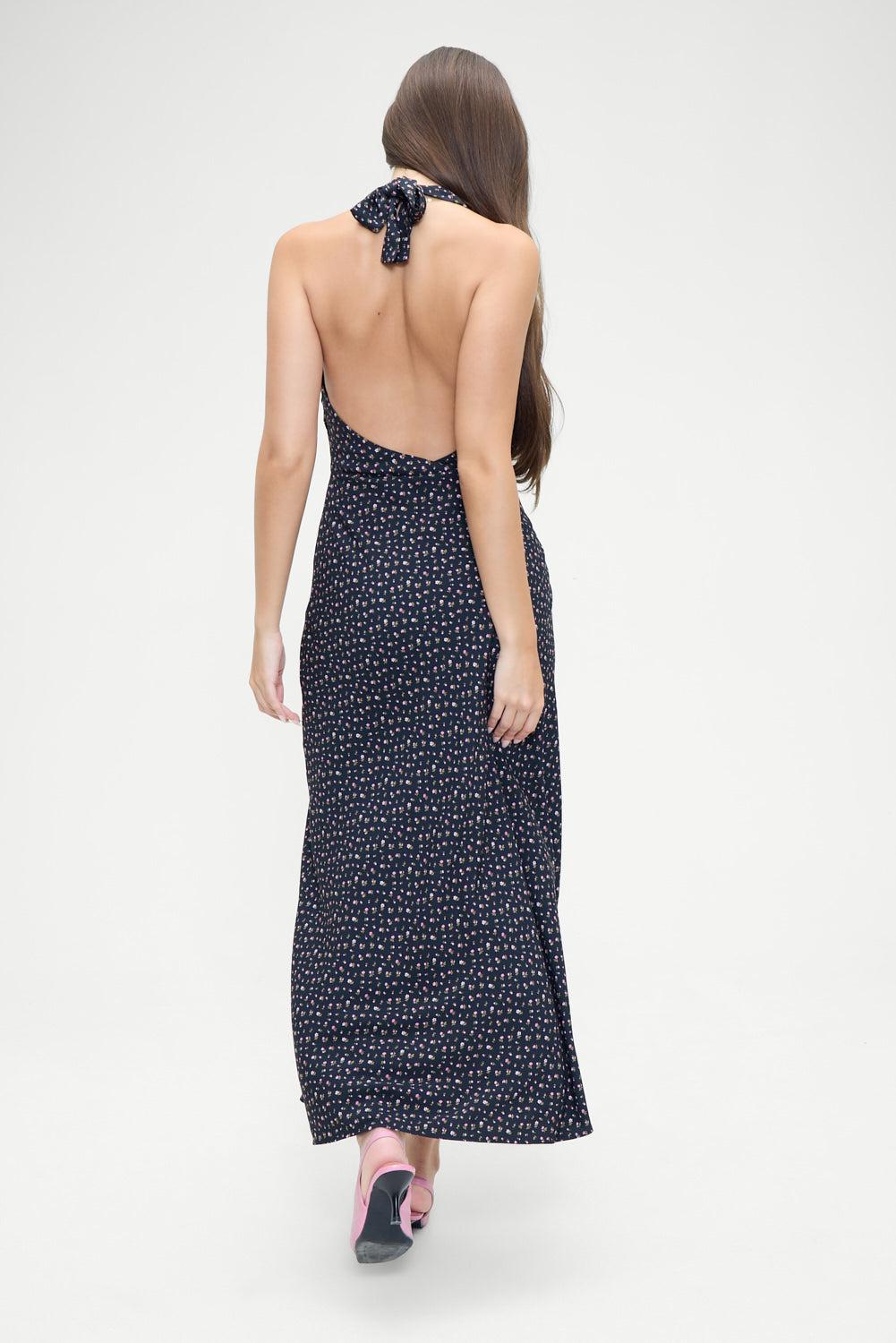 Madeleine Floral Maxi Dress - Midnight Flower Product Image