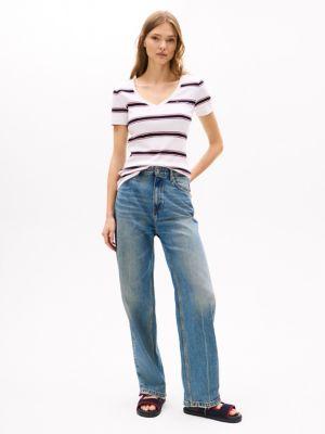 V-Neck Stripe Favorite T-Shirt Product Image