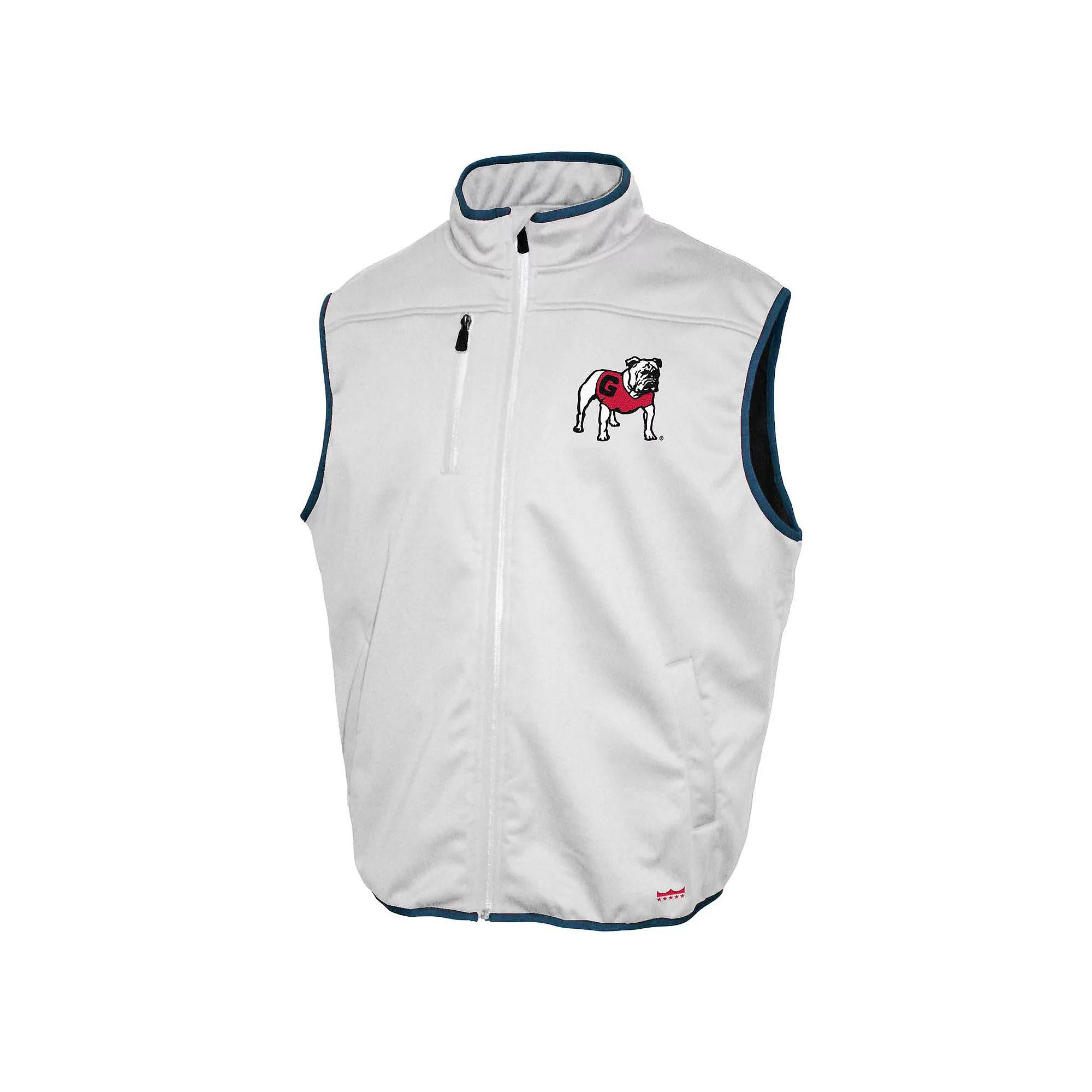 Men's Georgia Bulldogs Zip Up Softshell Vest,  Product Image