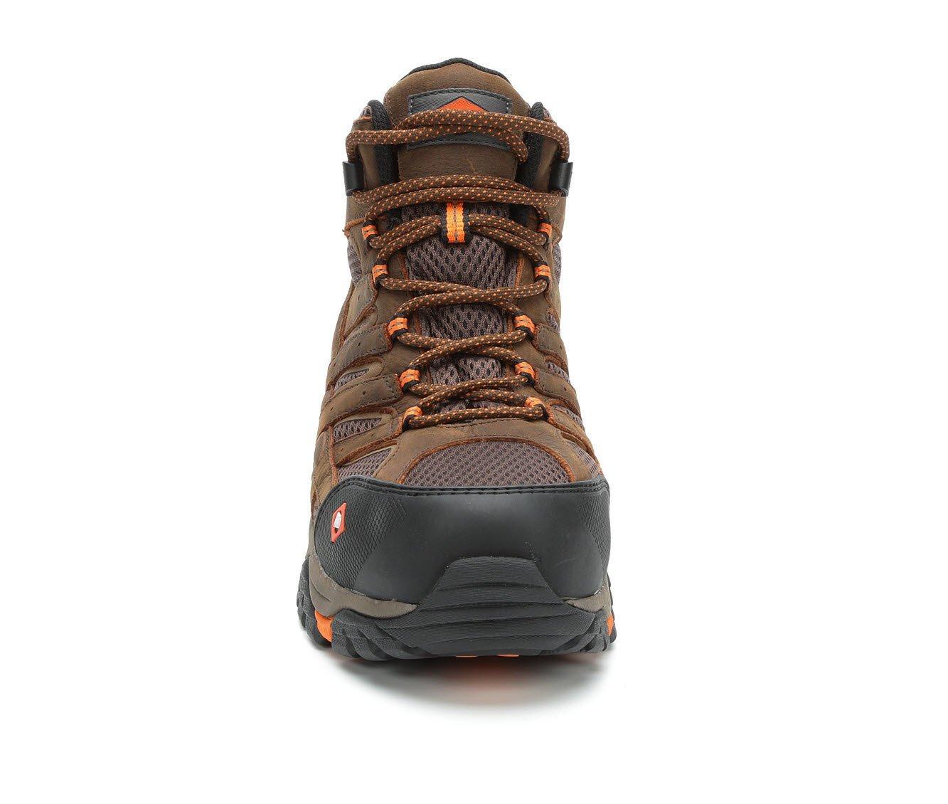 Men's Merrell Work Moab Vertex Mid Waterproof Comp Toe Work Boots Product Image