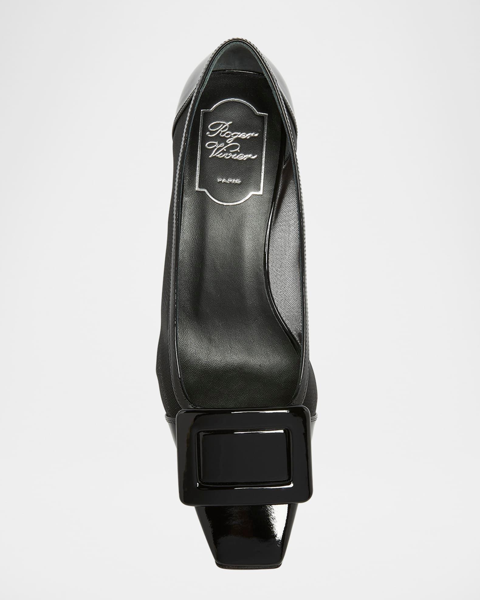 Belle Vivier Patent Buckle Ballerina Pumps Product Image