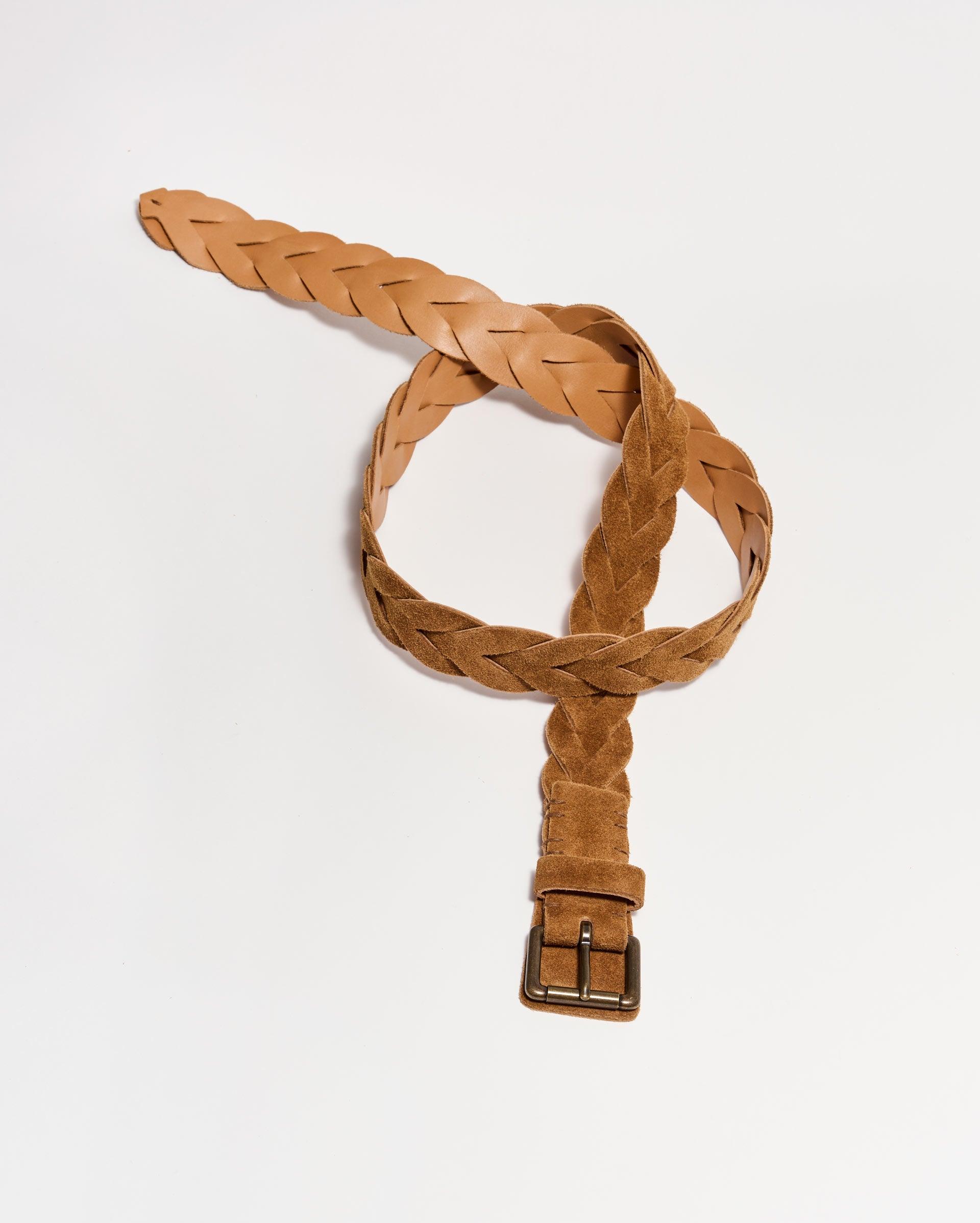 Suede Braided Belt -  Product Image