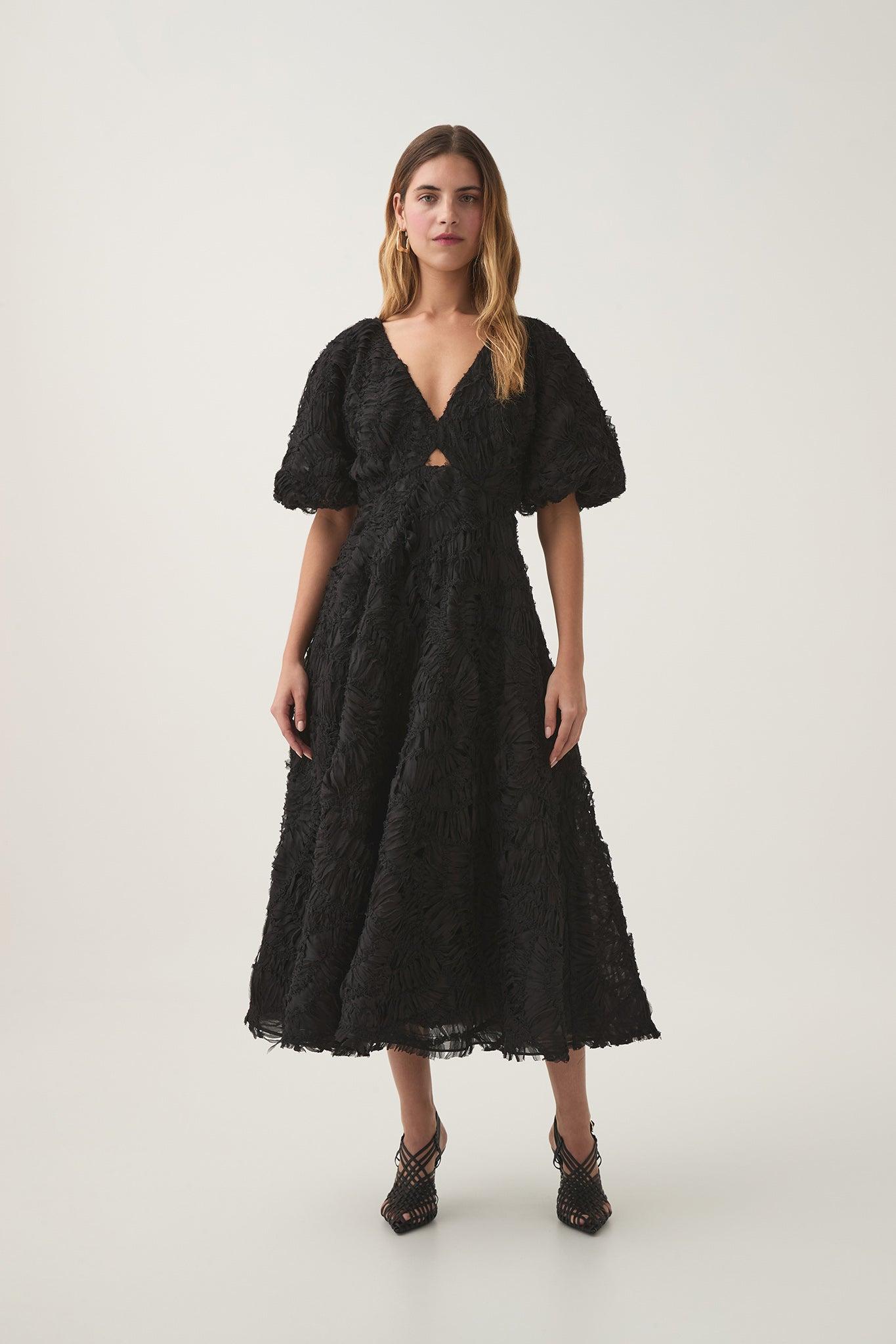 Florential Textured Midi Dress Product Image