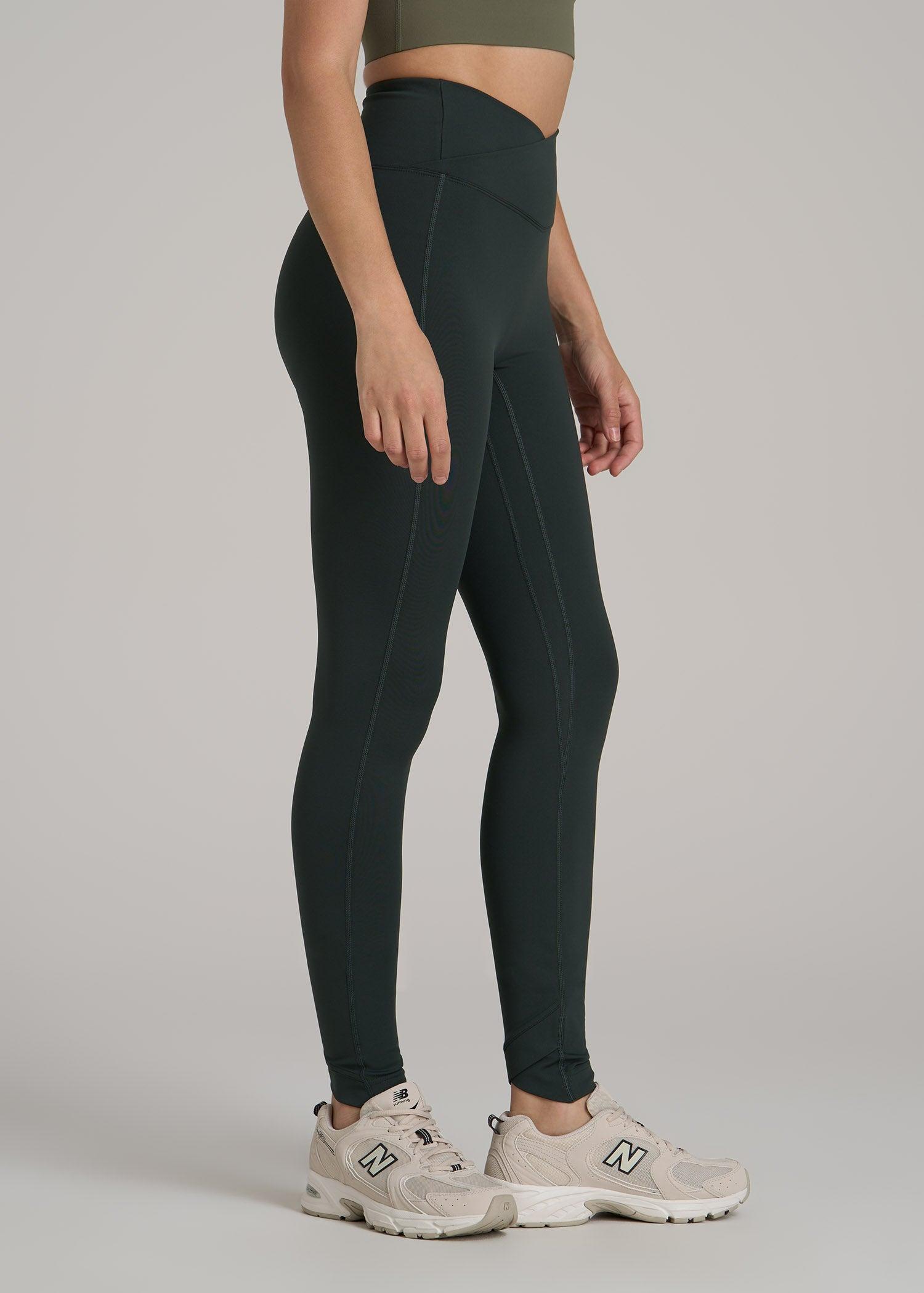 Balance Cross Over Leggings for Tall Women in Pine Grove Female Product Image
