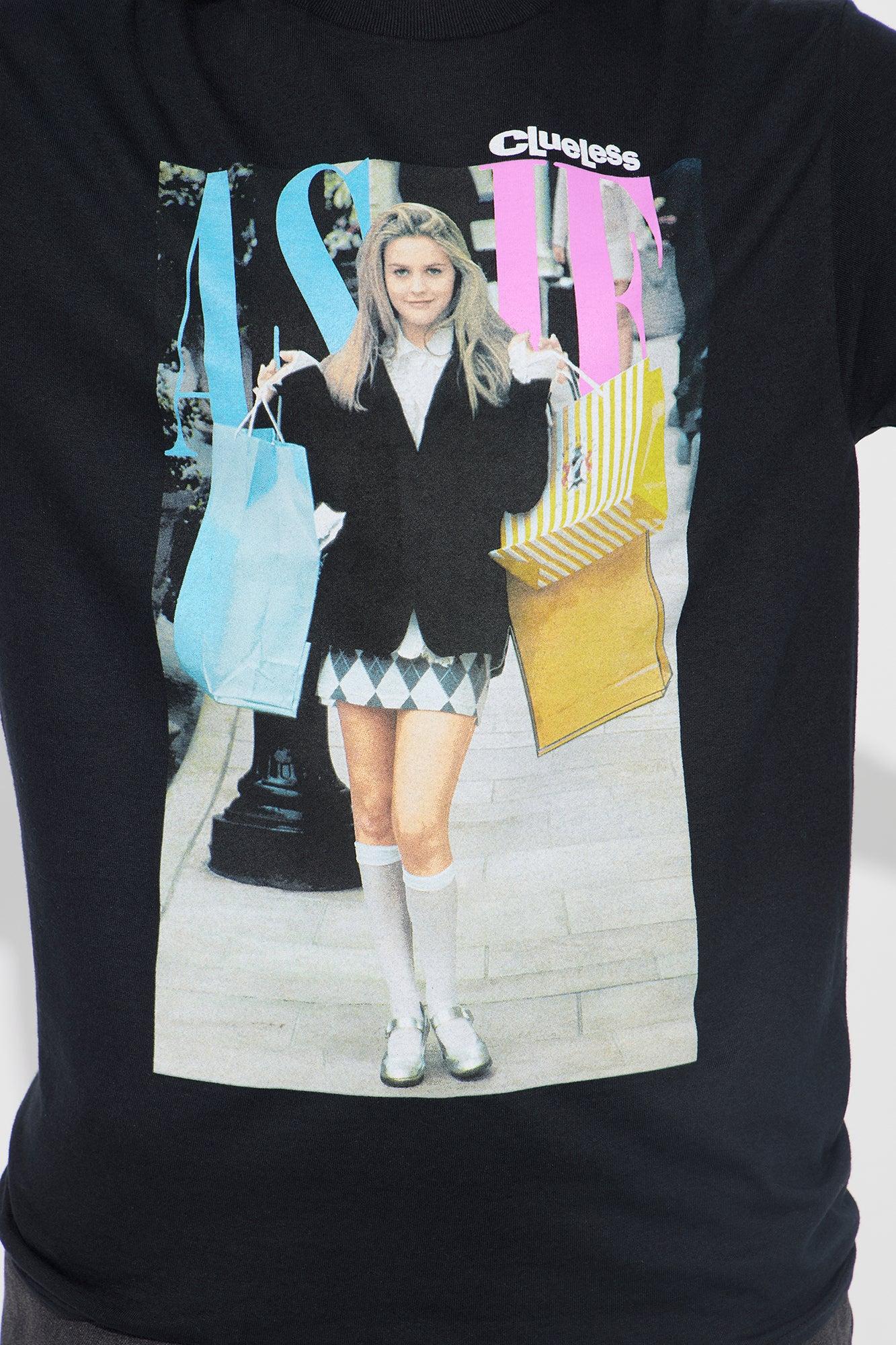 Clueless AS IF Tee - Black Product Image